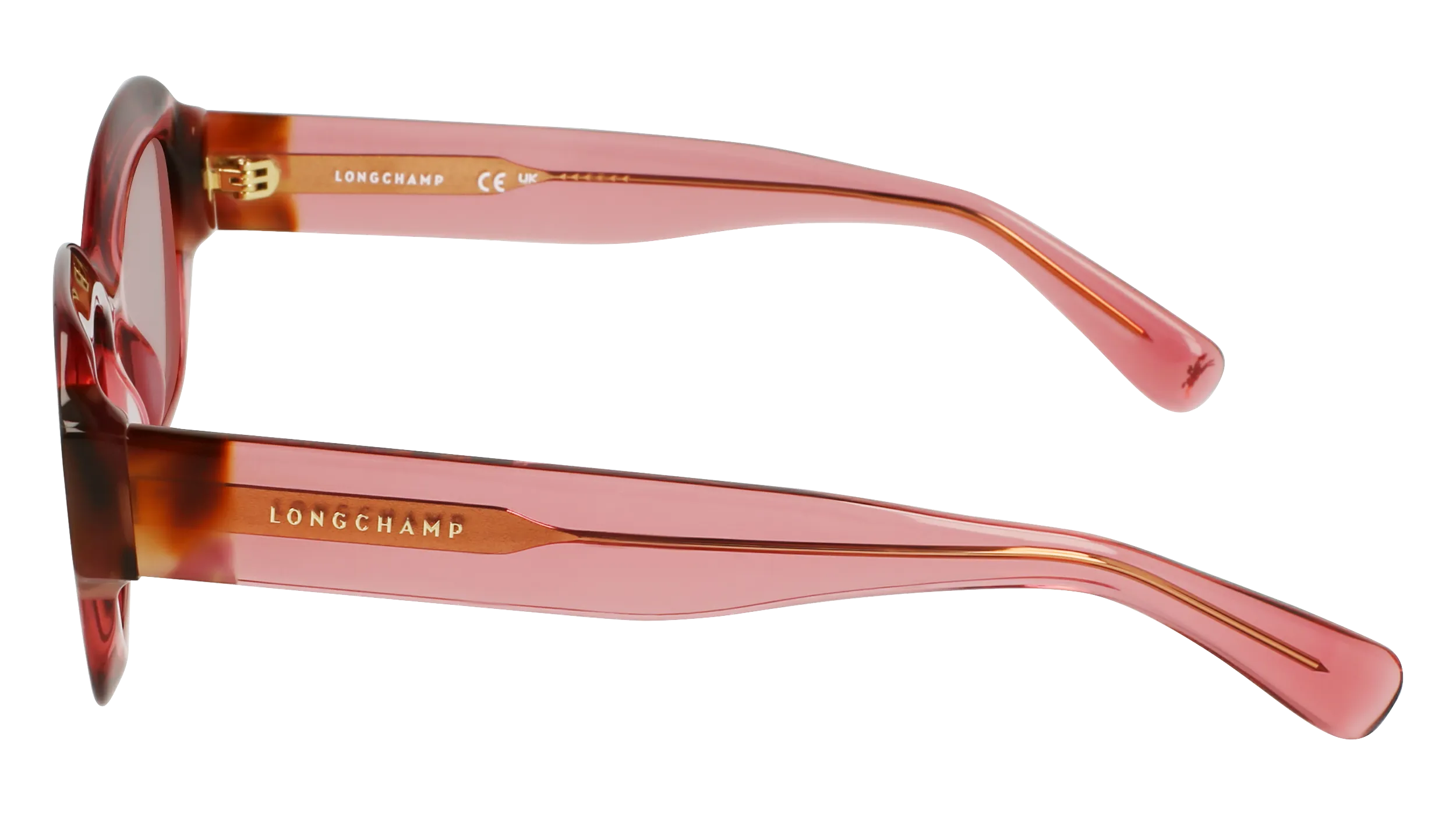 LONGCHAMP LO749S 613 Occhiali da sole Acetato Rosa Cat Eye Normale - immagine 3