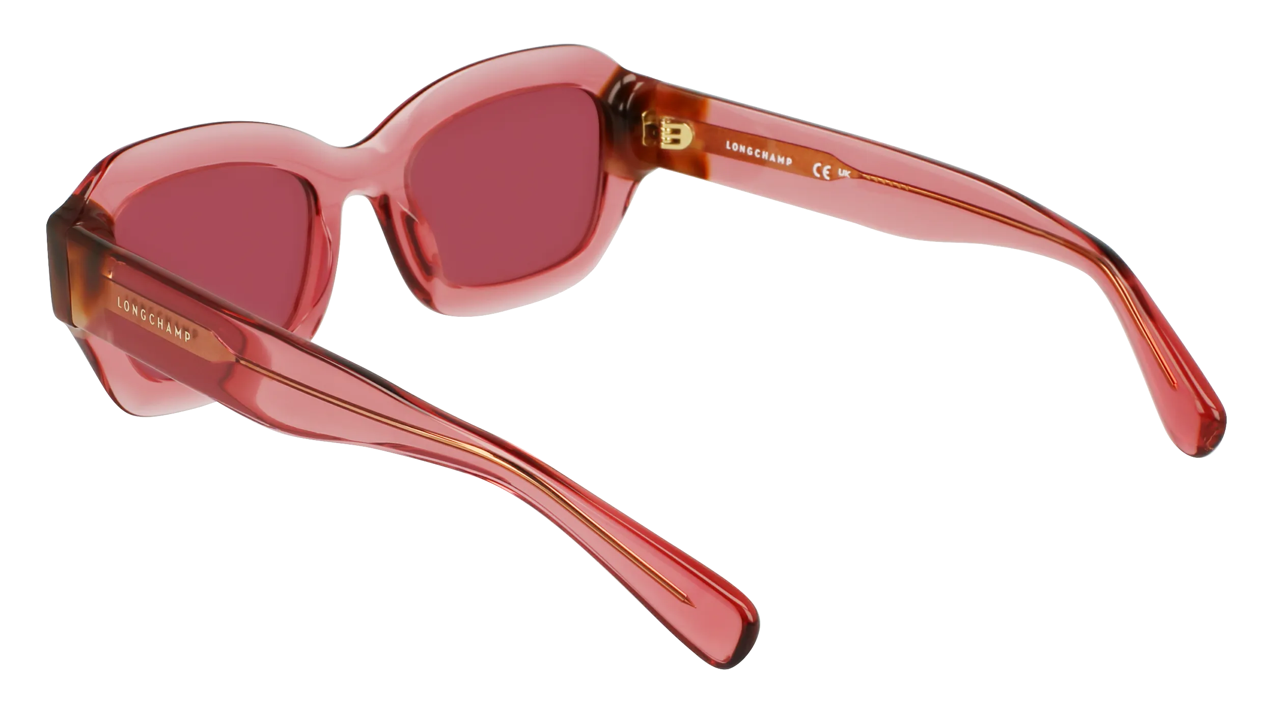 LONGCHAMP LO749S 613 Occhiali da sole Acetato Rosa Cat Eye Normale - immagine 4