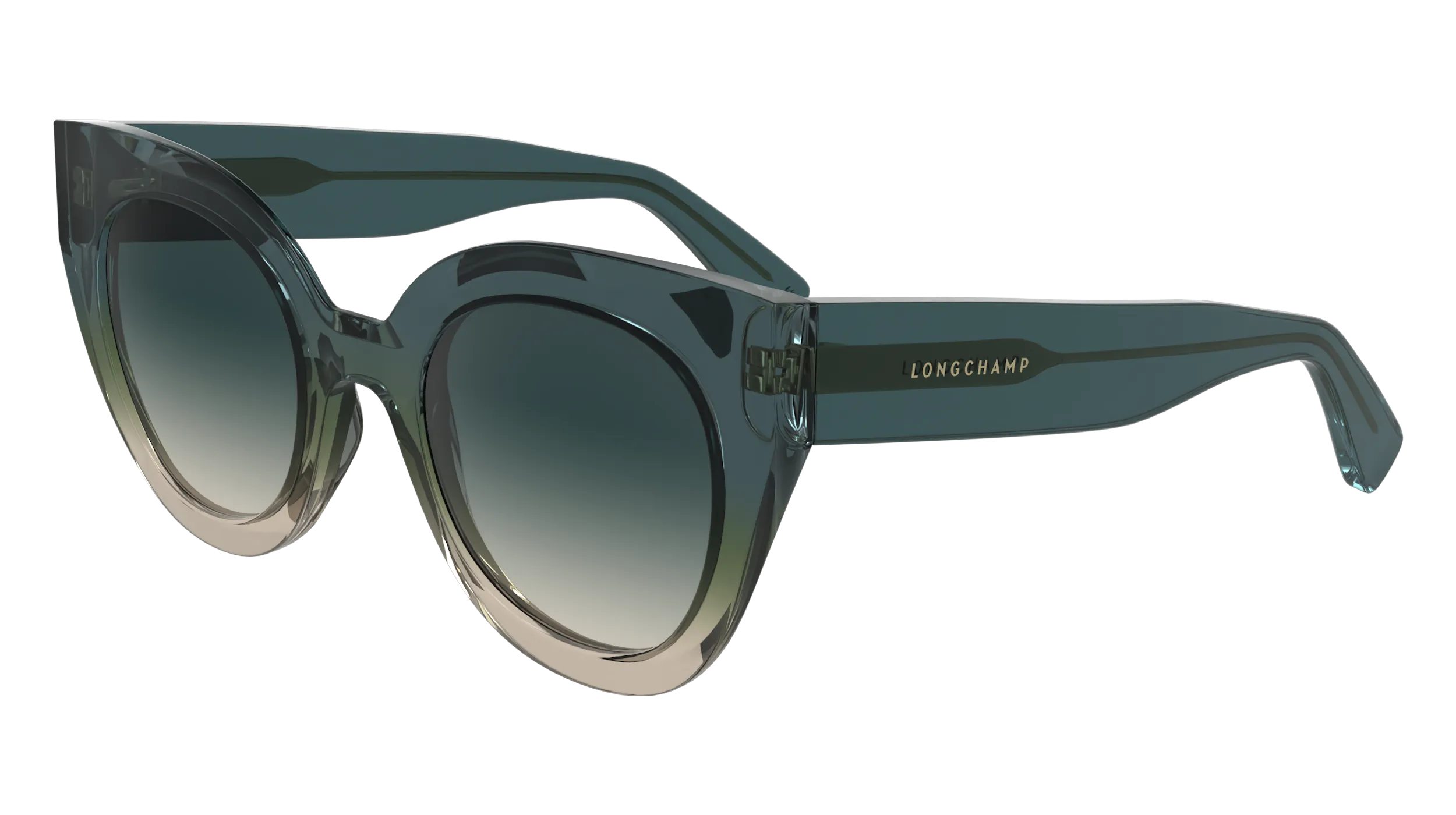 LONGCHAMP LO750S 434 Occhiali da sole Acetato Blu Rotonda Normale - immagine 1