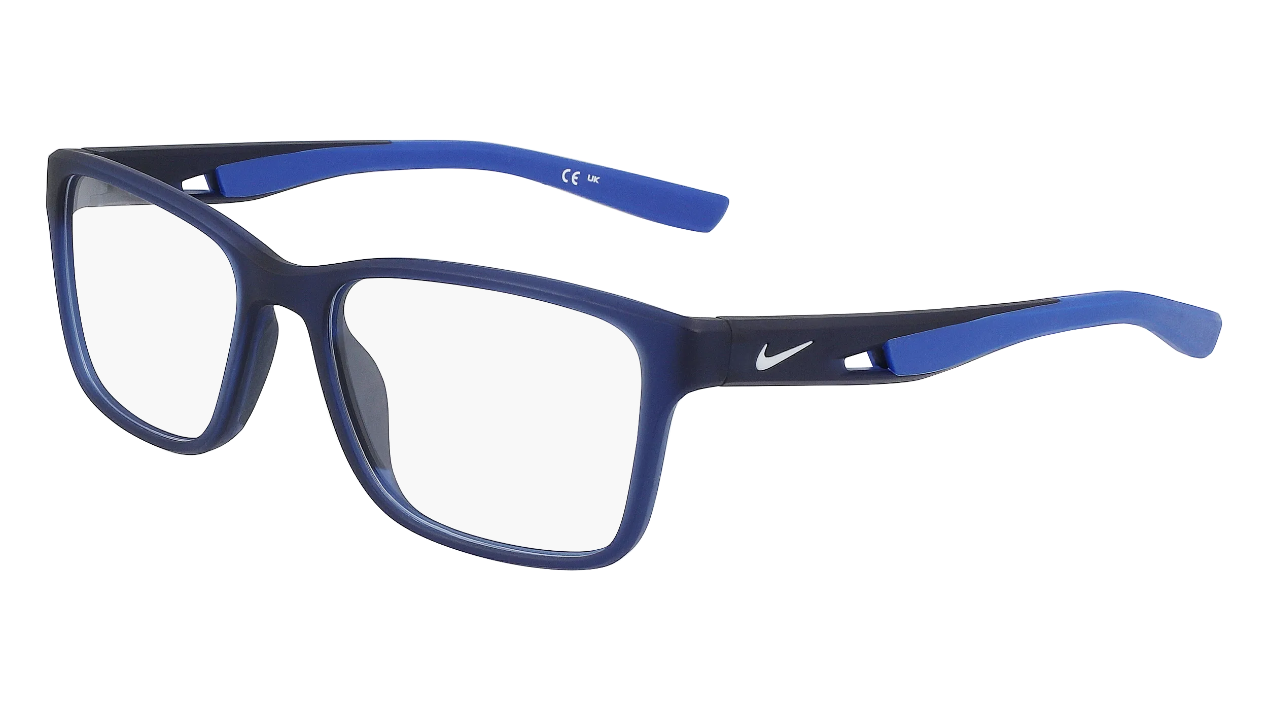 Nike NIKE 7014 410 Montature da vista Bio-iniettato Blu Squadrata Normale - immagine 1