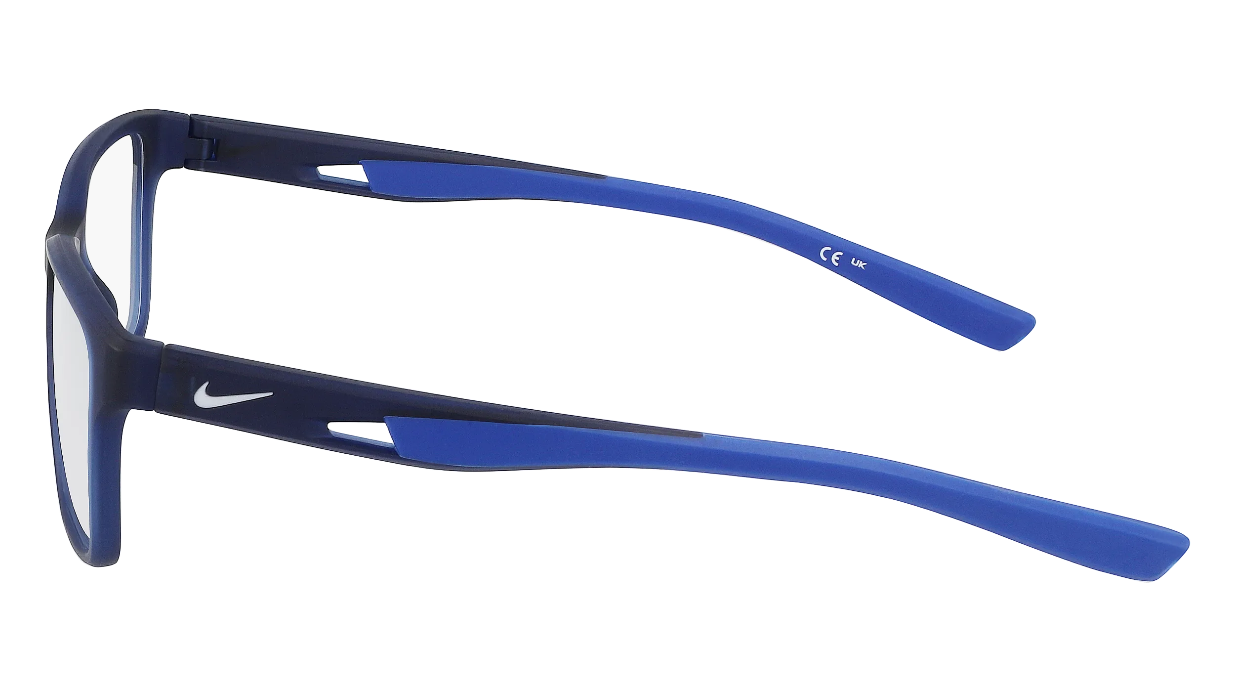 Nike NIKE 7014 410 Montature da vista Bio-iniettato Blu Squadrata Normale - immagine 3