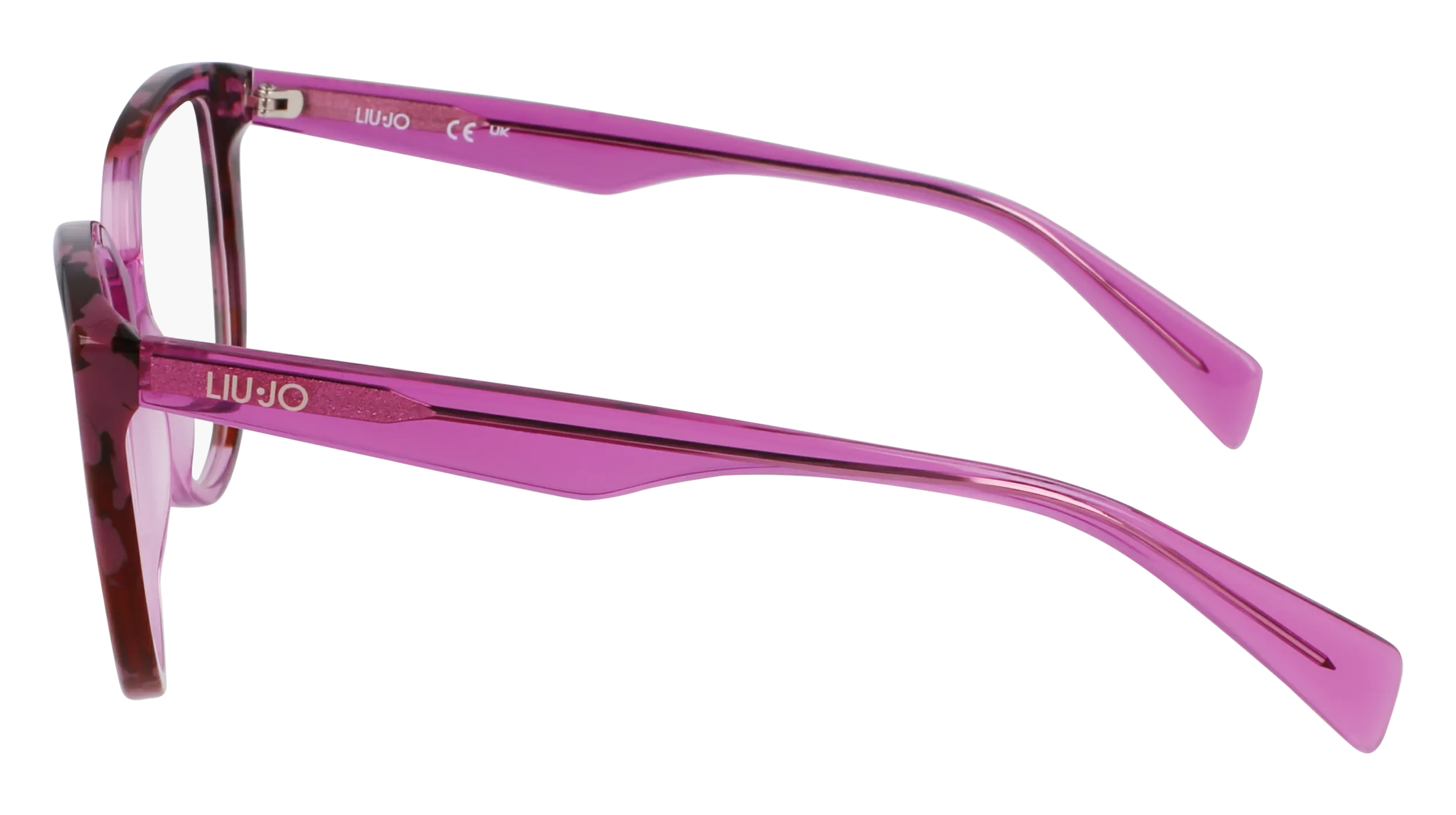 Liu Jo LJ2807 526 Montature da vista Acetato Viola Cat Eye Normale - immagine 3