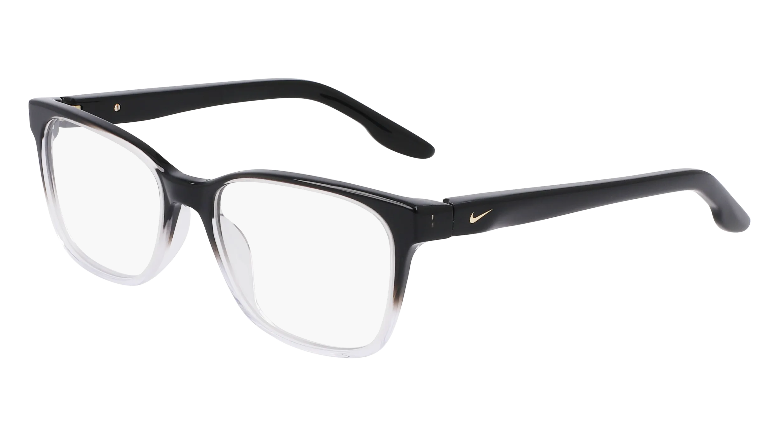 Nike NIKE 7177 010 Montature da vista Acetato Nero Squadrata Normale - immagine 1