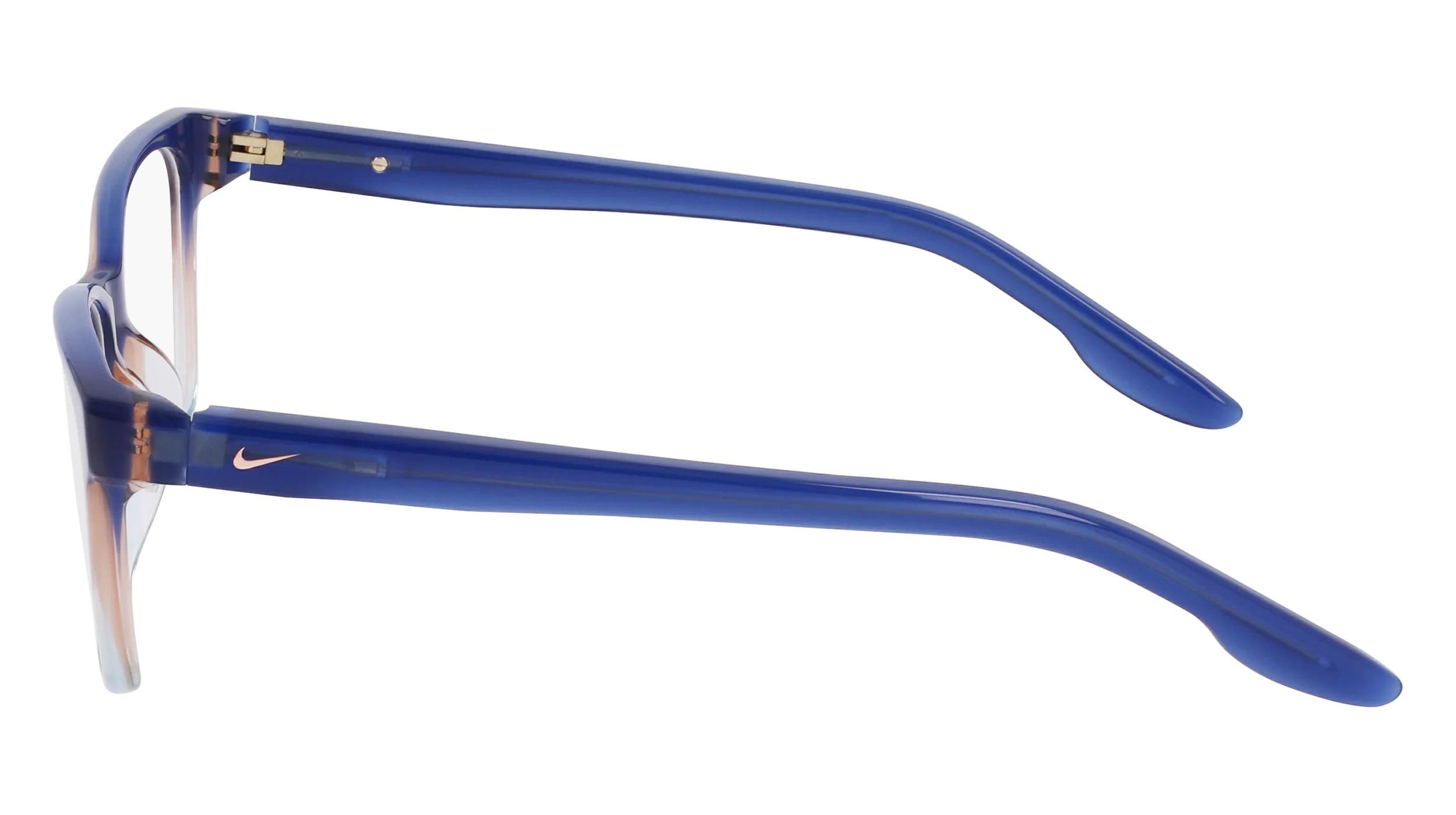 Nike NIKE 7177 407 Montature da vista Acetato Blu Squadrata Normale - immagine 3