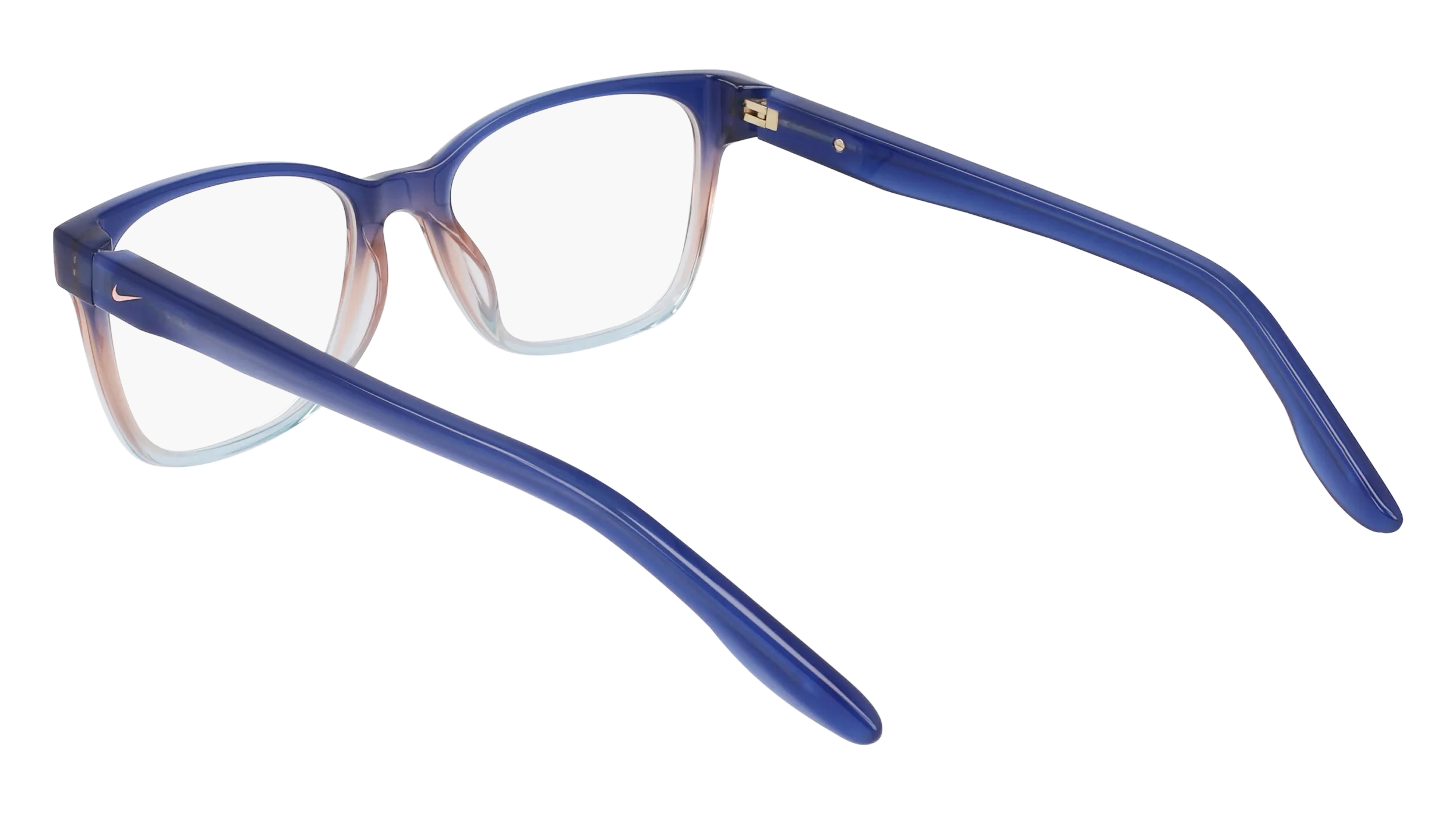 Nike NIKE 7177 407 Montature da vista Acetato Blu Squadrata Normale - immagine 4