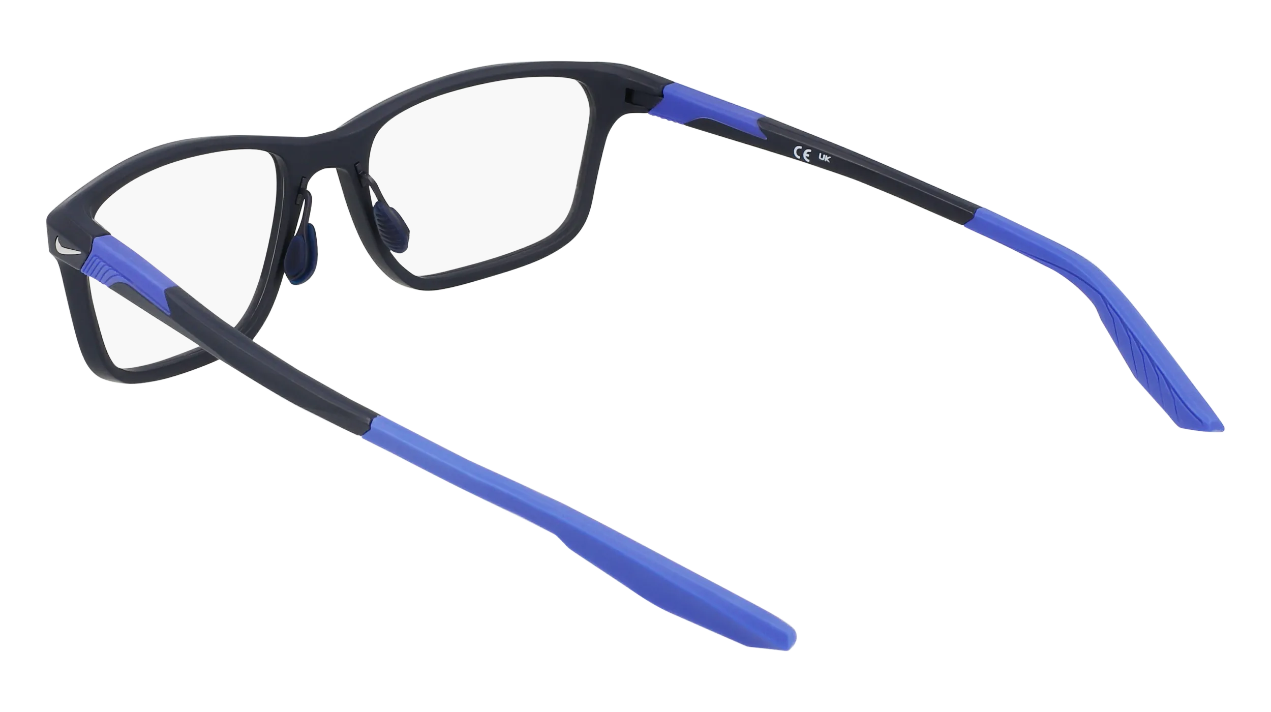 Nike NIKE 7405 411 Montature da vista Bio-iniettato Blu Squadrata Normale - immagine 4