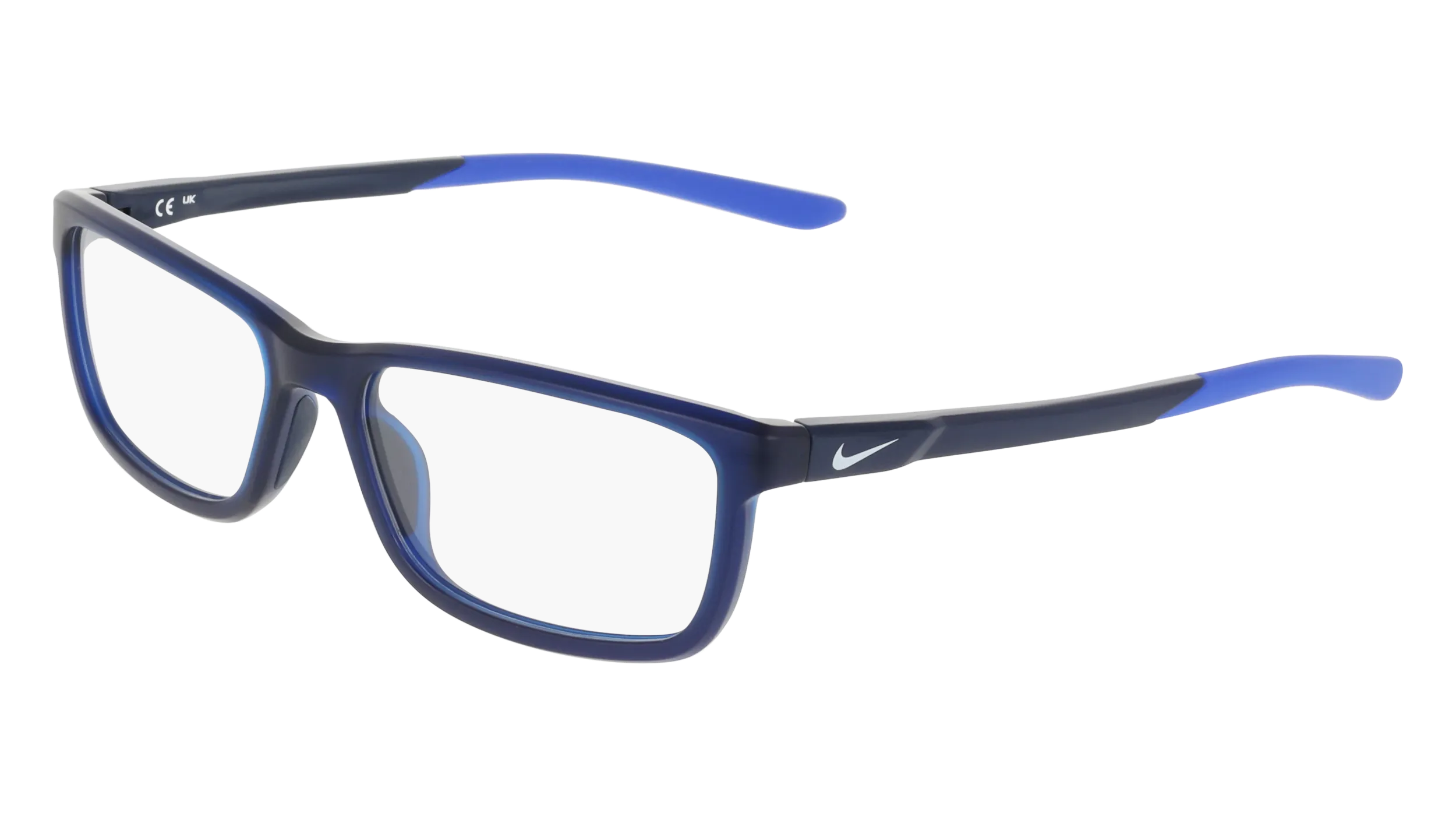 Nike NIKE 7292 411 Montature da vista Bio-iniettato Blu Squadrata Normale - immagine 1