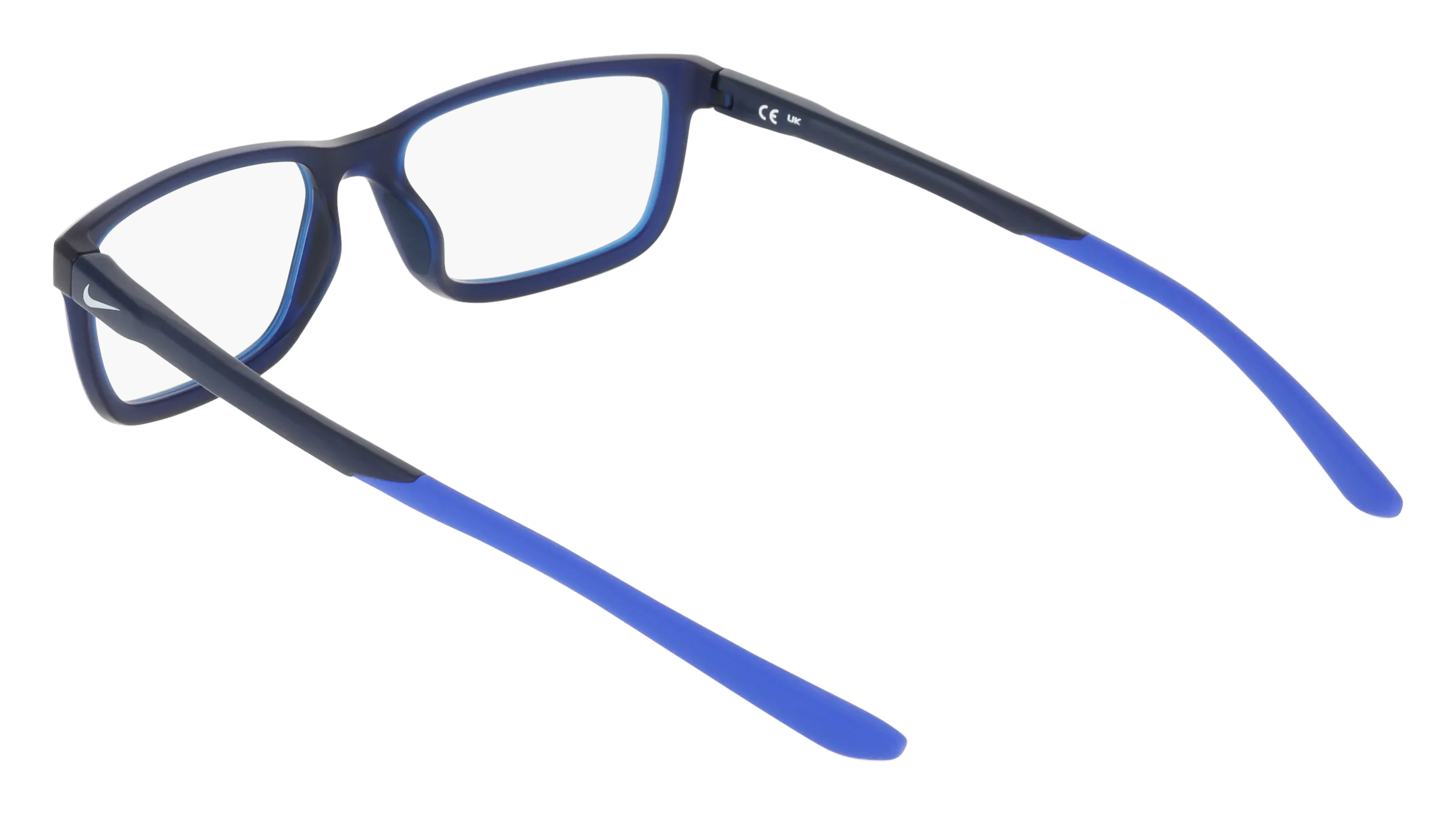 Nike NIKE 7292 411 Montature da vista Bio-iniettato Blu Squadrata Normale - immagine 4