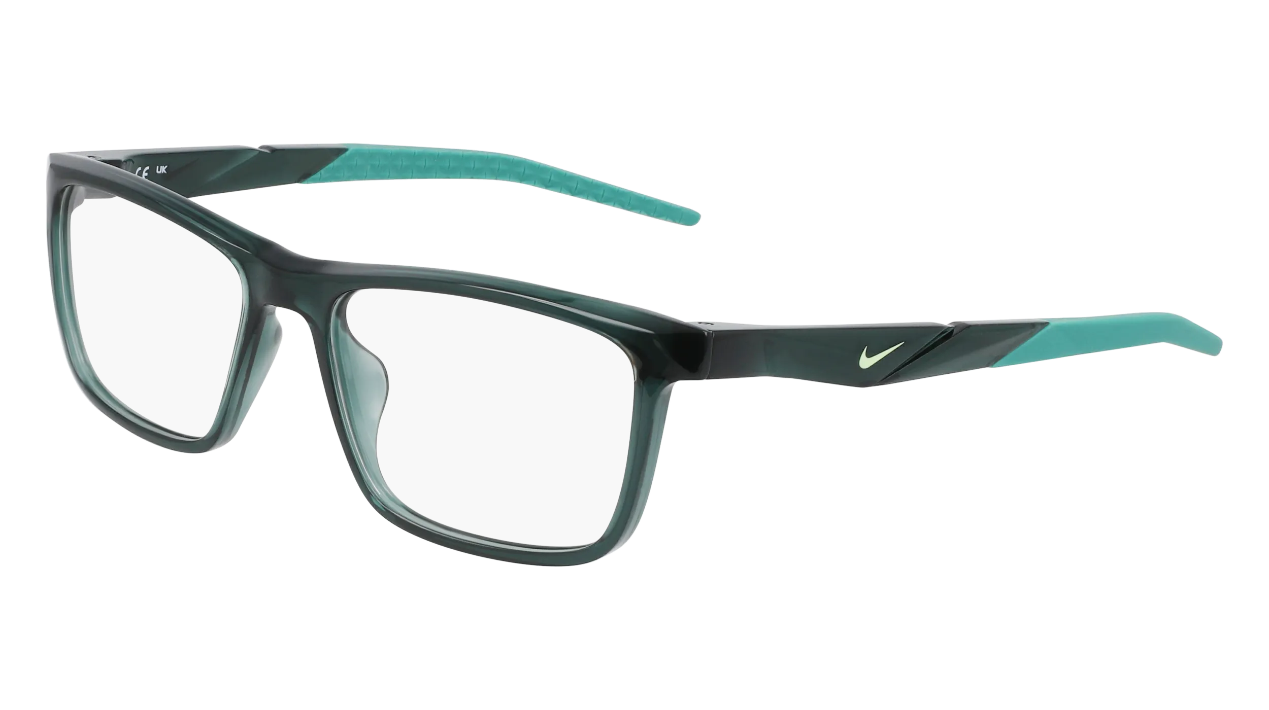 Nike NIKE 7057 301 Montature da vista Bio-iniettato Verde Squadrata Normale - immagine 1