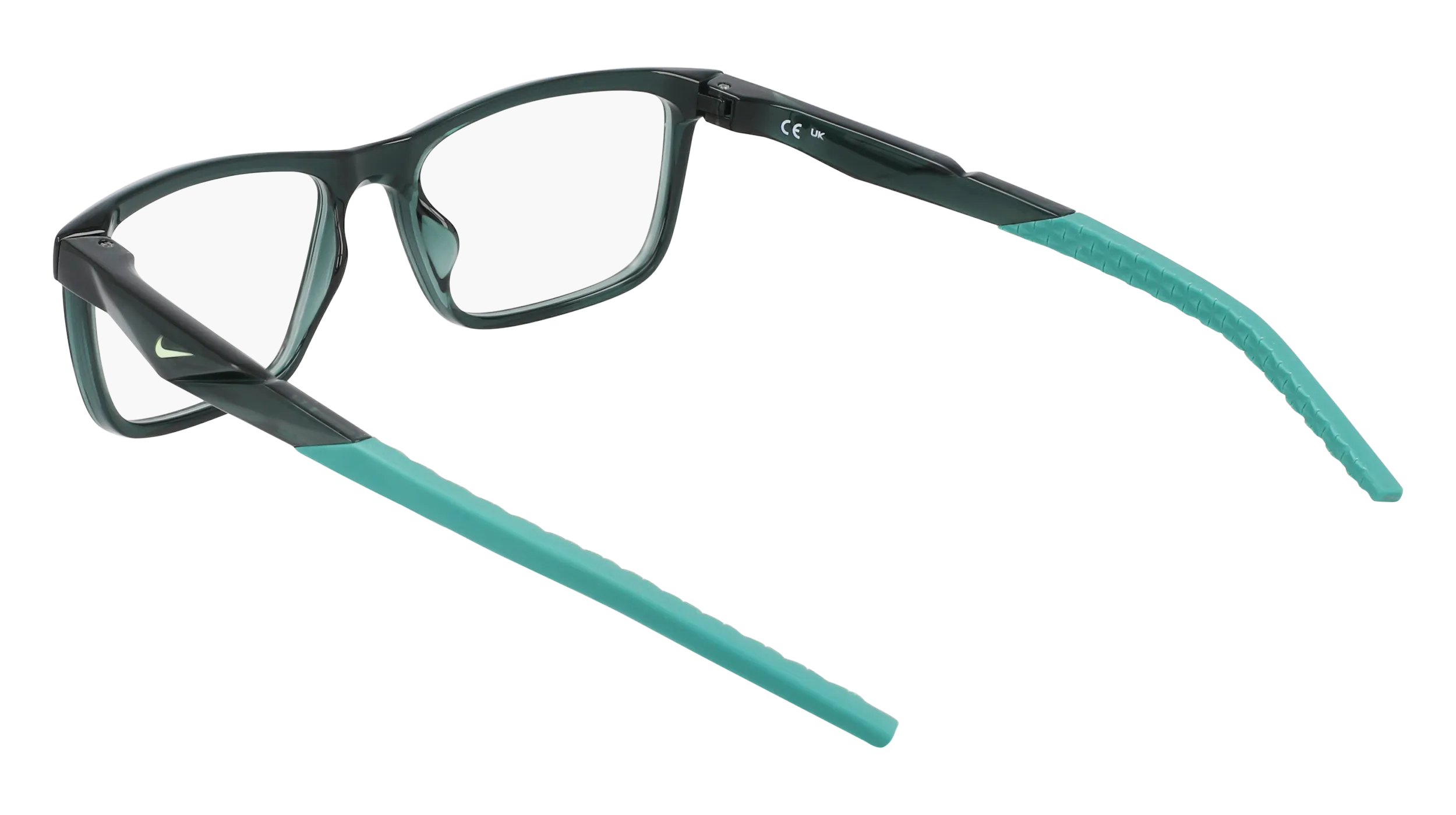 Nike NIKE 7057 301 Montature da vista Bio-iniettato Verde Squadrata Normale - immagine 4