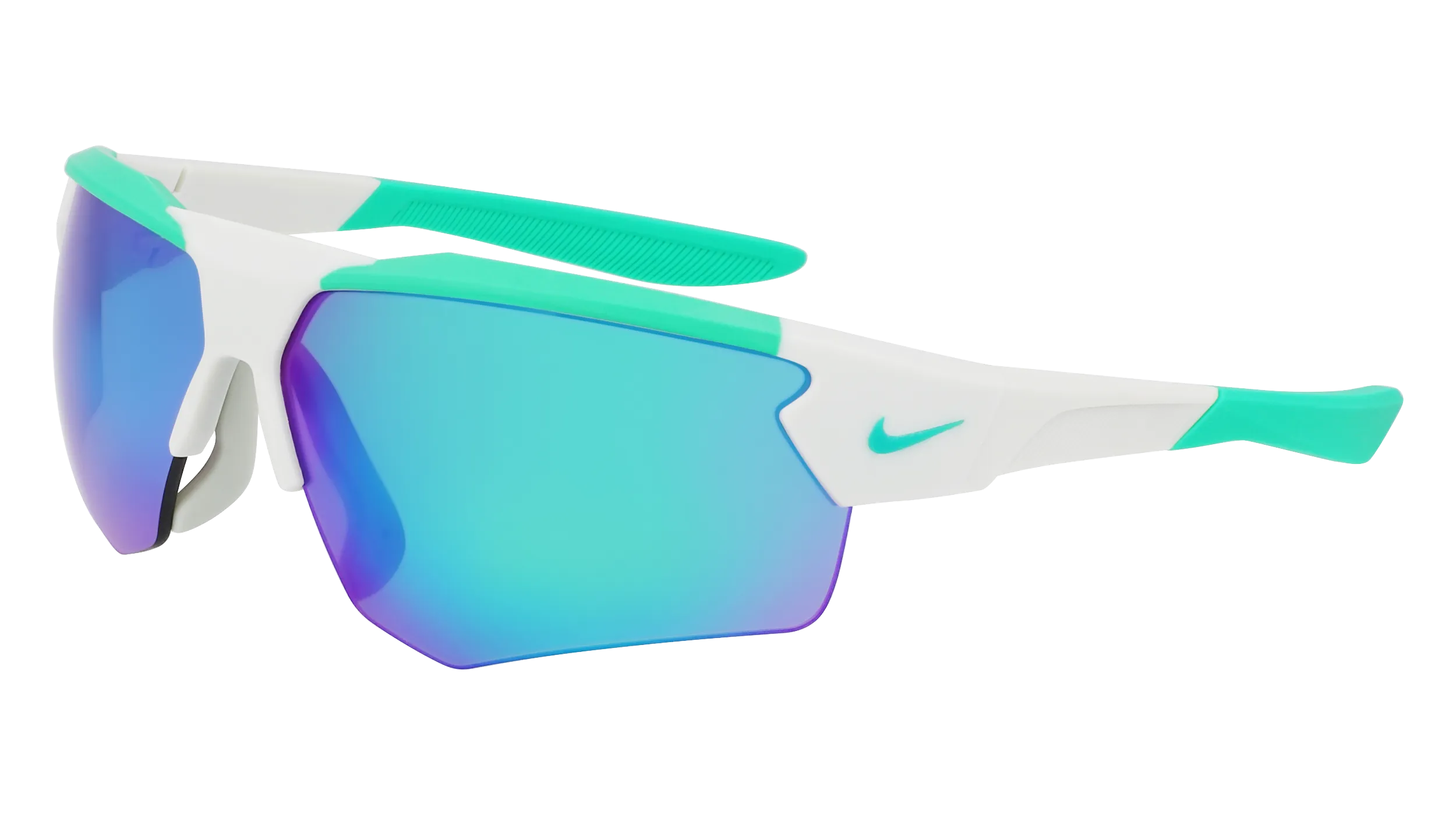 Nike NIKE CLOAK DUO EV24036 907 Occhiali da sole Bio-iniettato Argento Grigio Squadrata Normale Specchiato - immagine 1