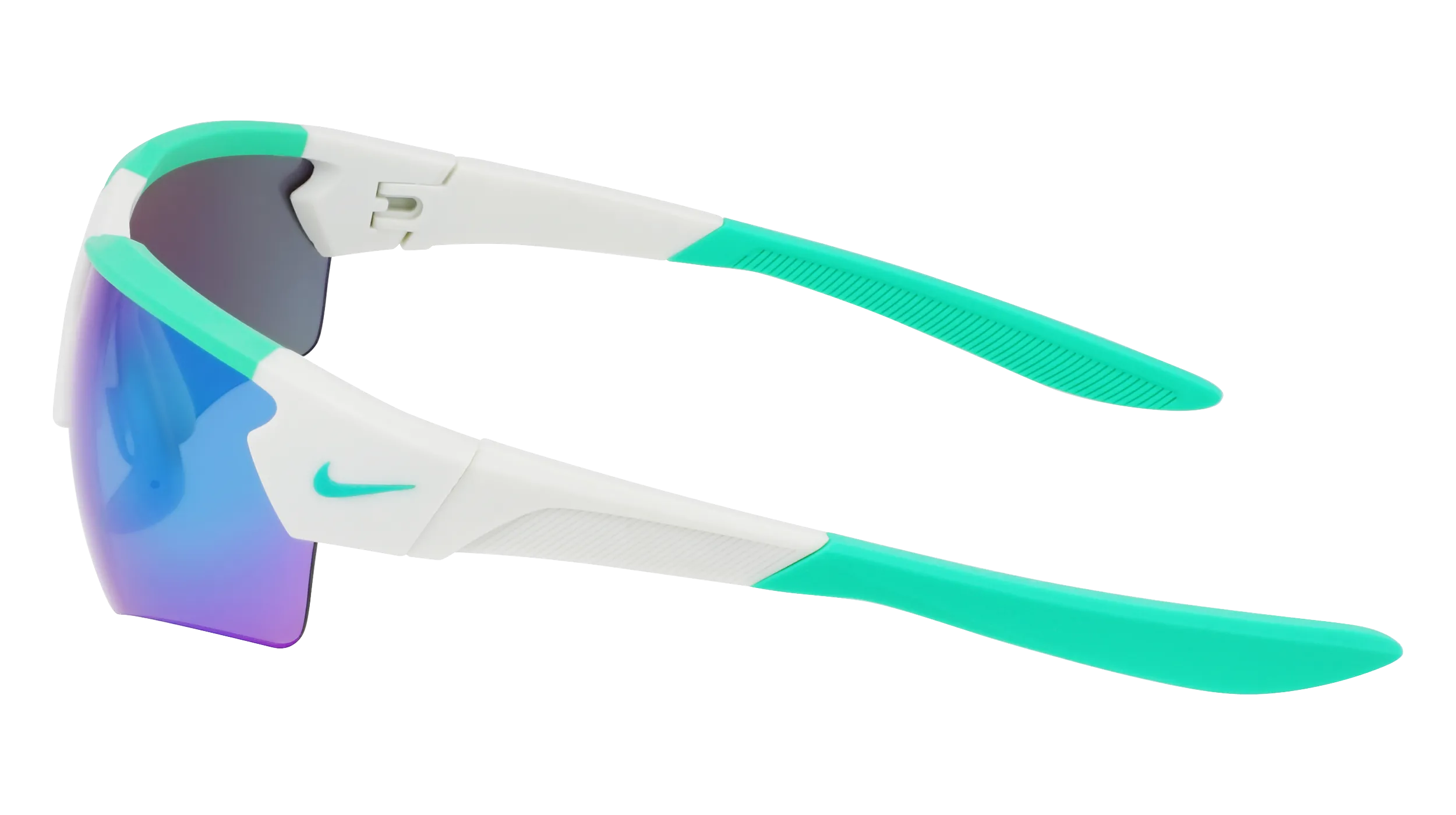 Nike NIKE CLOAK DUO EV24036 907 Occhiali da sole Bio-iniettato Argento Grigio Squadrata Normale Specchiato - immagine 3