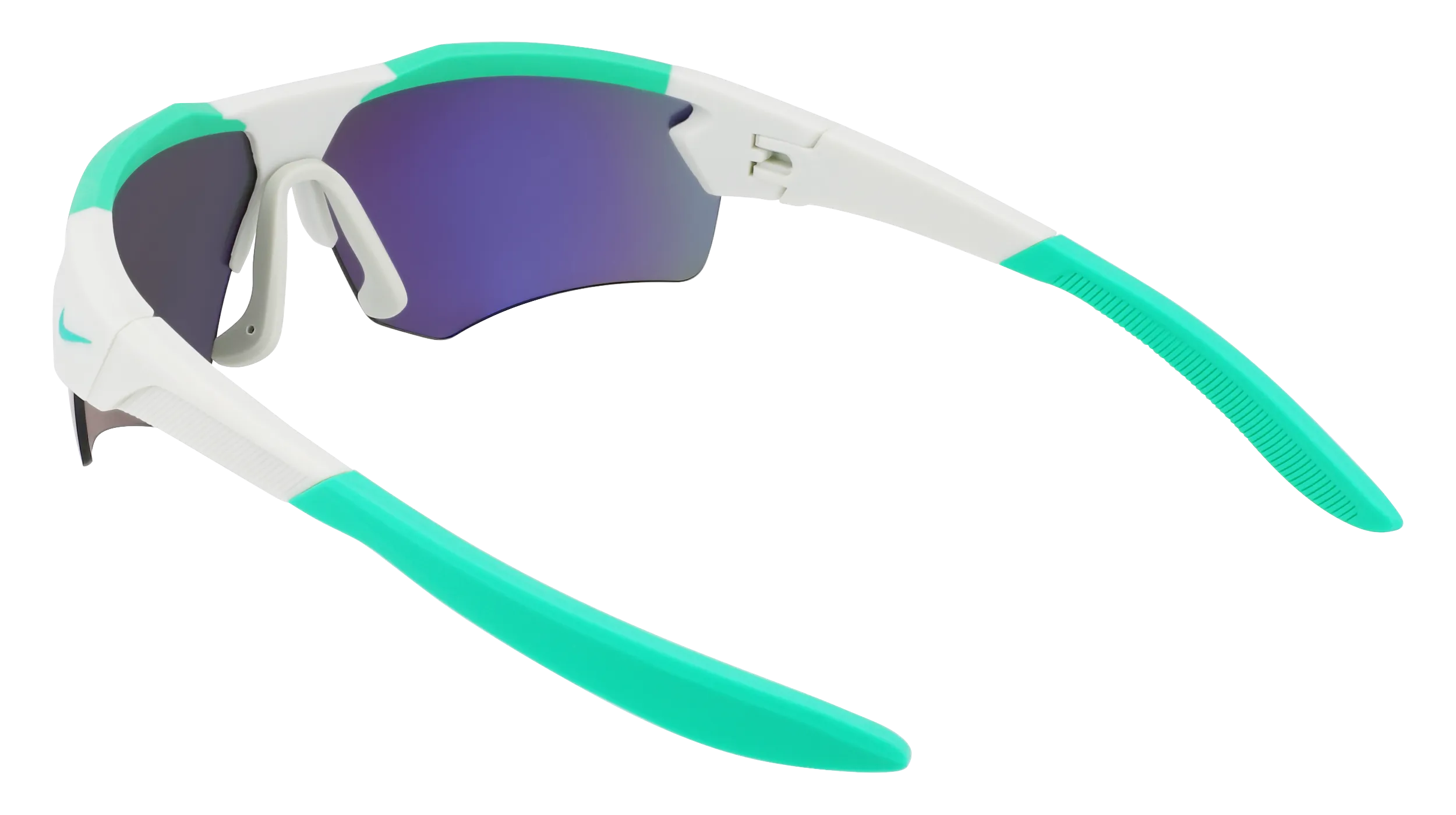 Nike NIKE CLOAK DUO EV24036 907 Occhiali da sole Bio-iniettato Argento Grigio Squadrata Normale Specchiato - immagine 4