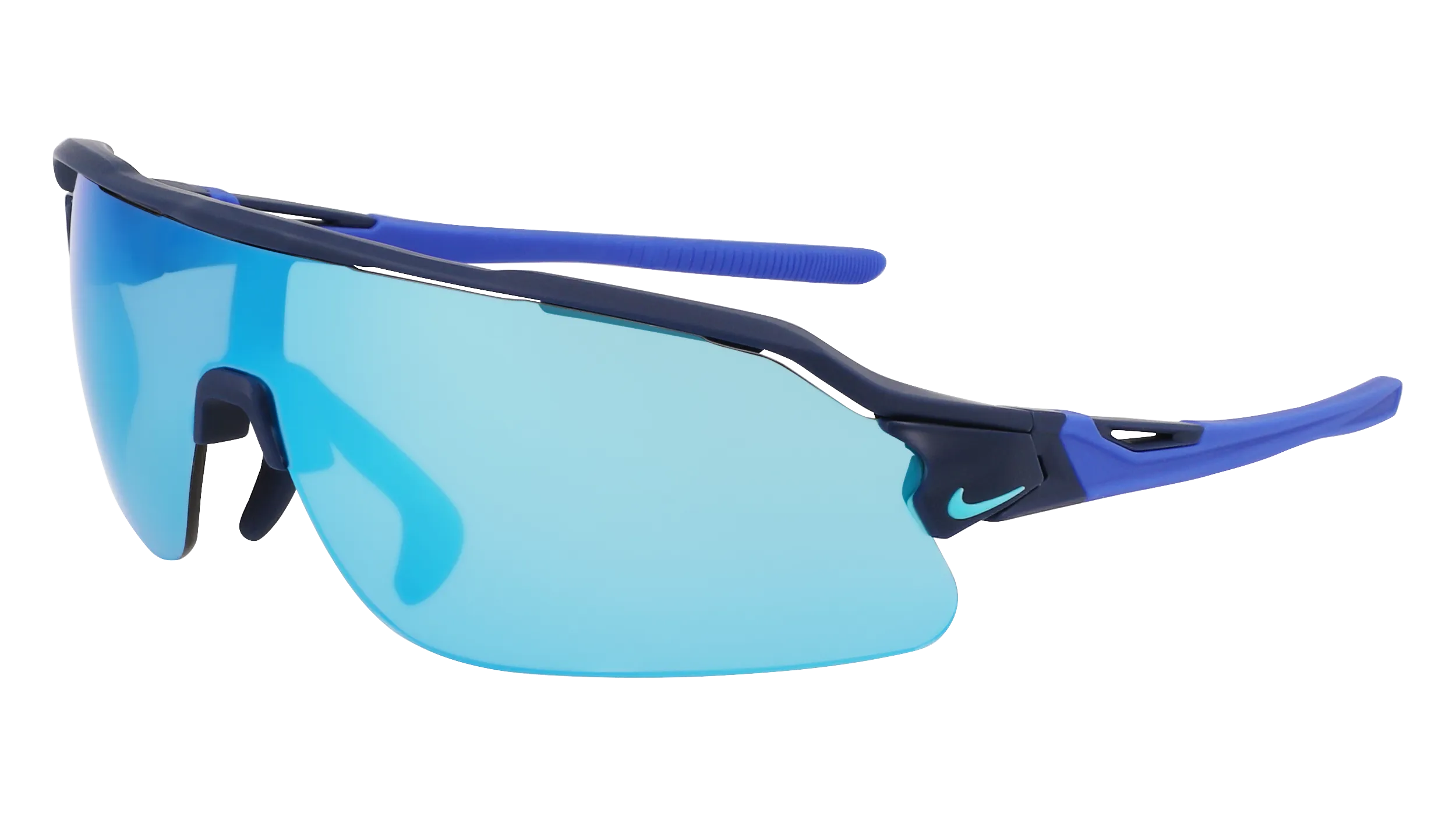 Nike NIKE FLYFREE SHIELD P EV24035 410 Occhiali da sole Bio-iniettato Blu Maschera Polarizzata - immagine 1
