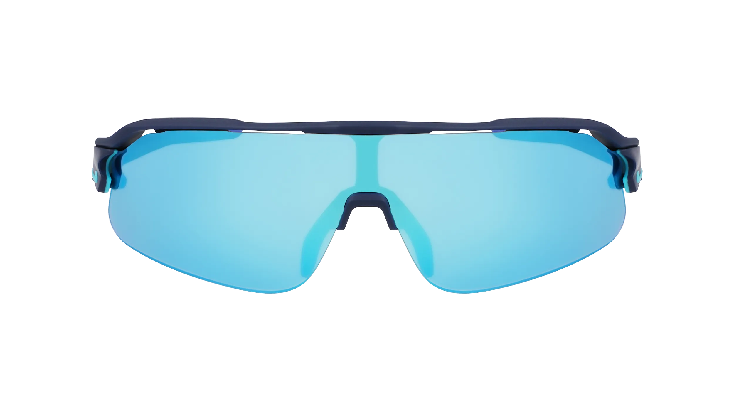 Nike NIKE FLYFREE SHIELD P EV24035 410 Occhiali da sole Bio-iniettato Blu Maschera Polarizzata - immagine 2