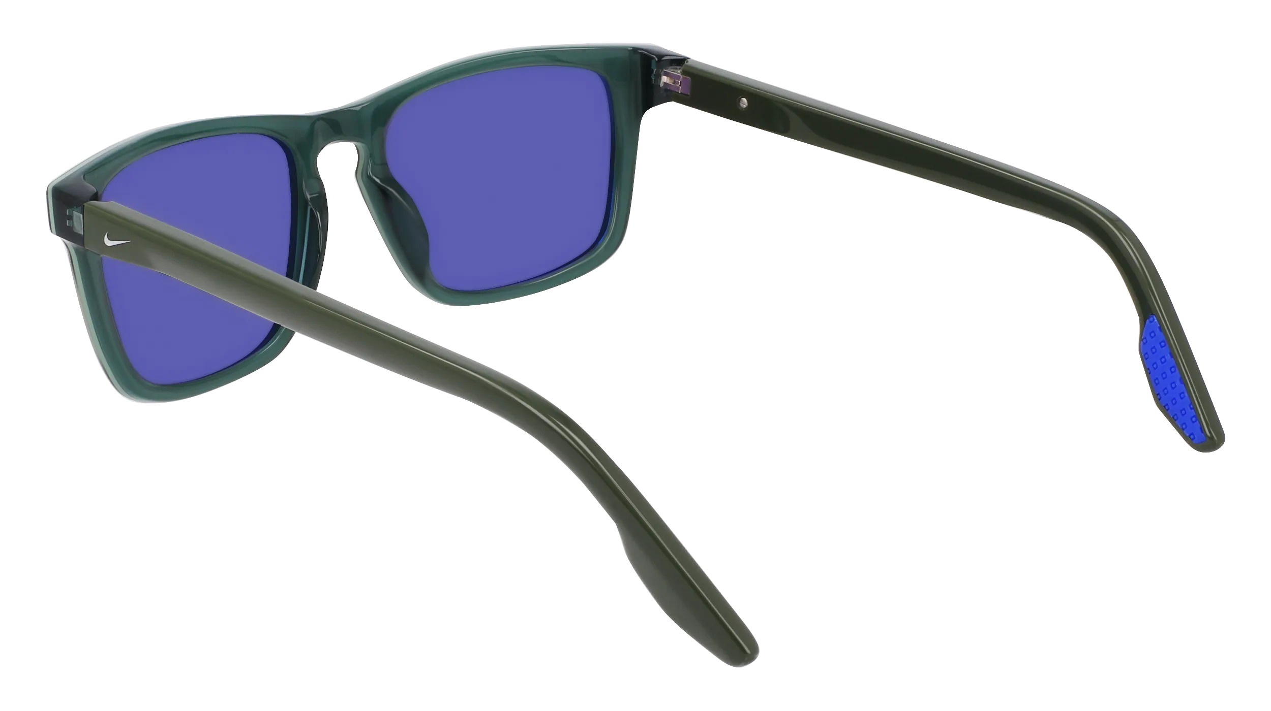 Nike NIKE ECLIPSE RISE EV24045 318 Occhiali da sole Acetato Verde Blu Squadrata Normale - immagine 4