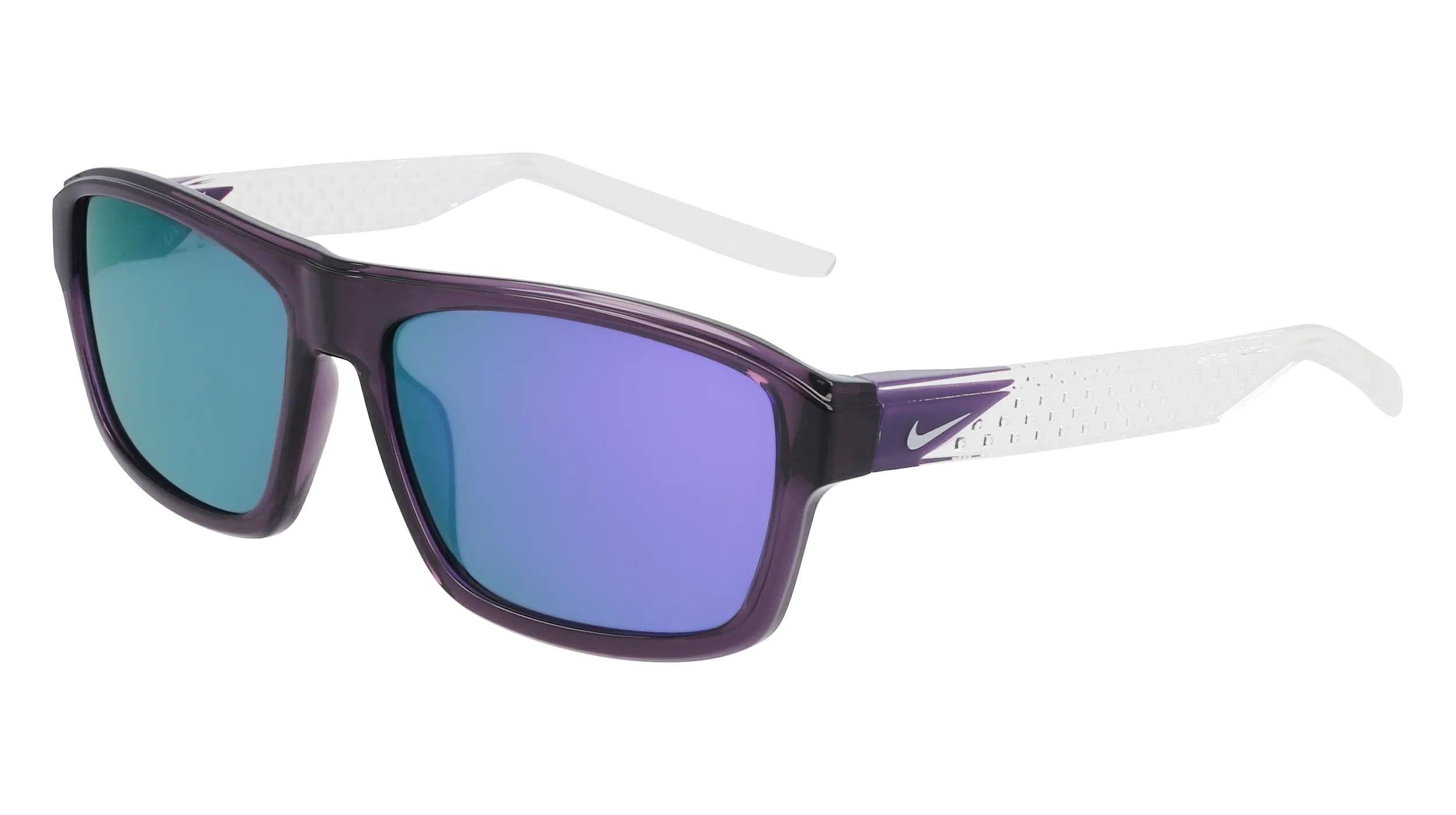 Nike NIKE LIVEFREE TEMPO EV24044 553 Occhiali da sole Bio-iniettato Viola Viola Squadrata Normale Specchiato - immagine 1