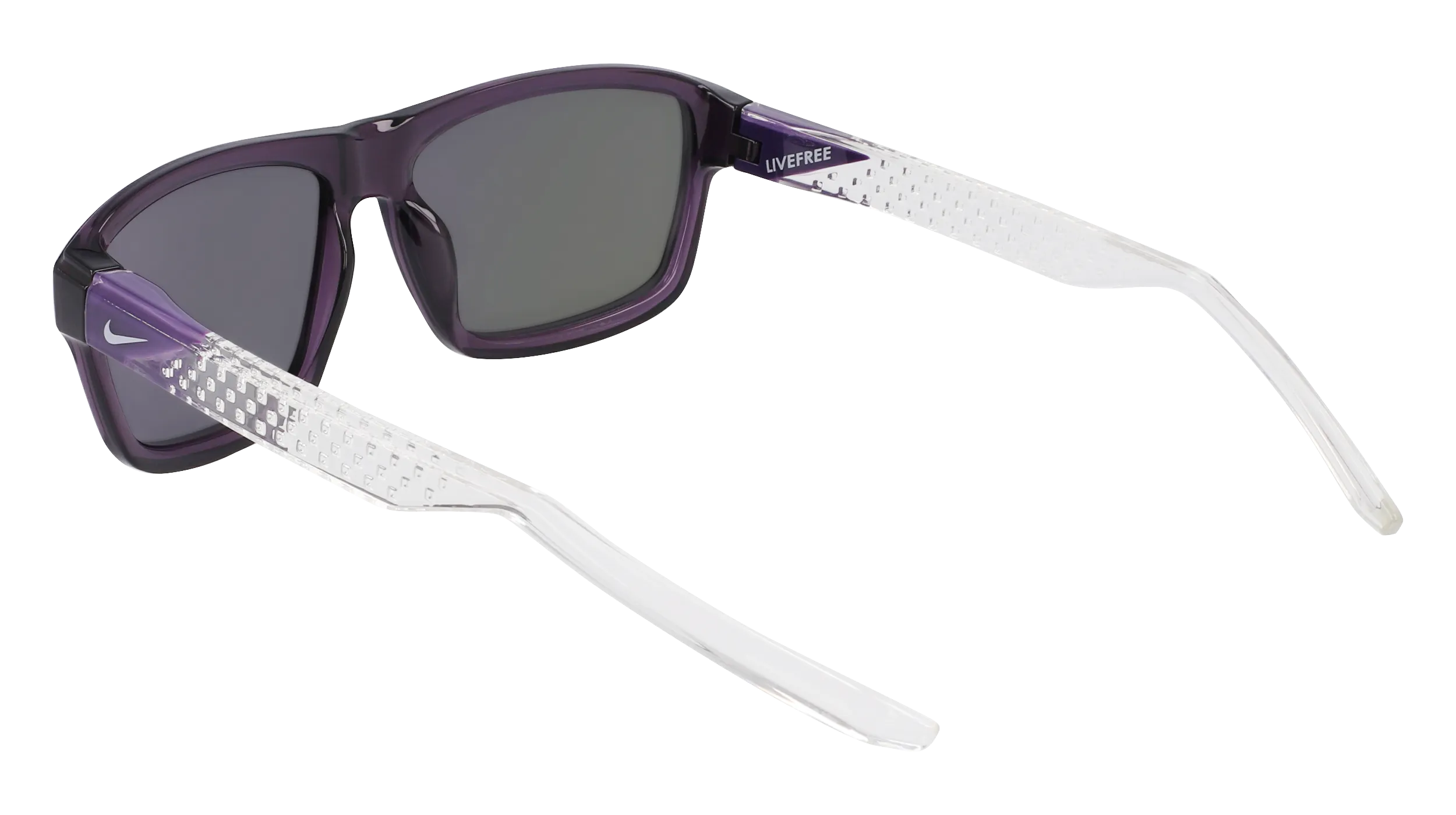 Nike NIKE LIVEFREE TEMPO EV24044 553 Occhiali da sole Bio-iniettato Viola Viola Squadrata Normale Specchiato - immagine 4