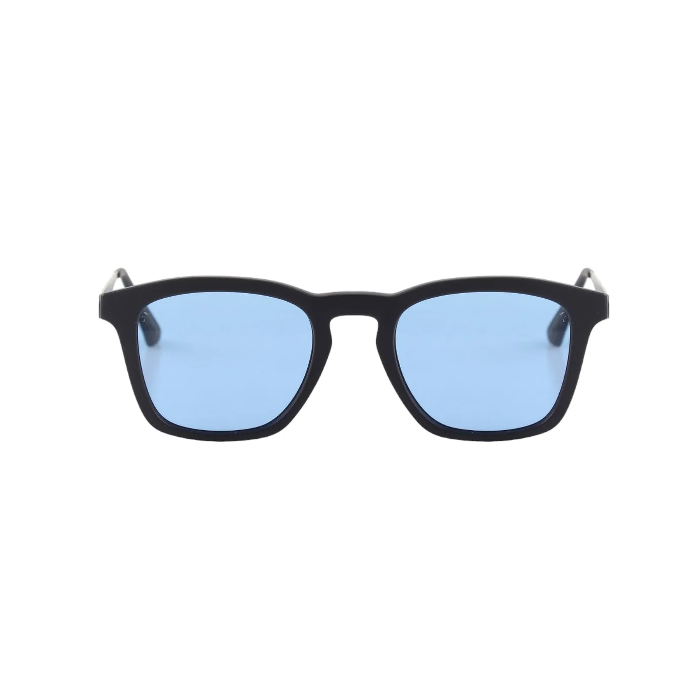 Italia Independent Unisex 5812 Nero opaco/Azzurro Occhiali da sole outlet Acetato Nero Azzurro Squadrata Polarizzata - immagine 2