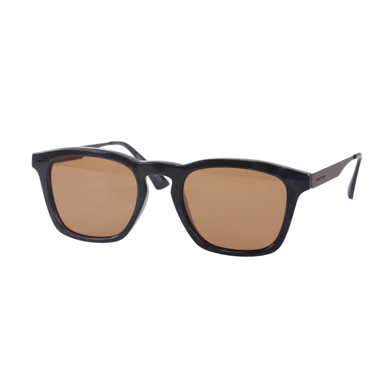 Italia Independent Unisex 5812 Nero-Grigio/Marrone Occhiali da sole outlet Acetato Nero Marrone Squadrata Polarizzata - immagine 1