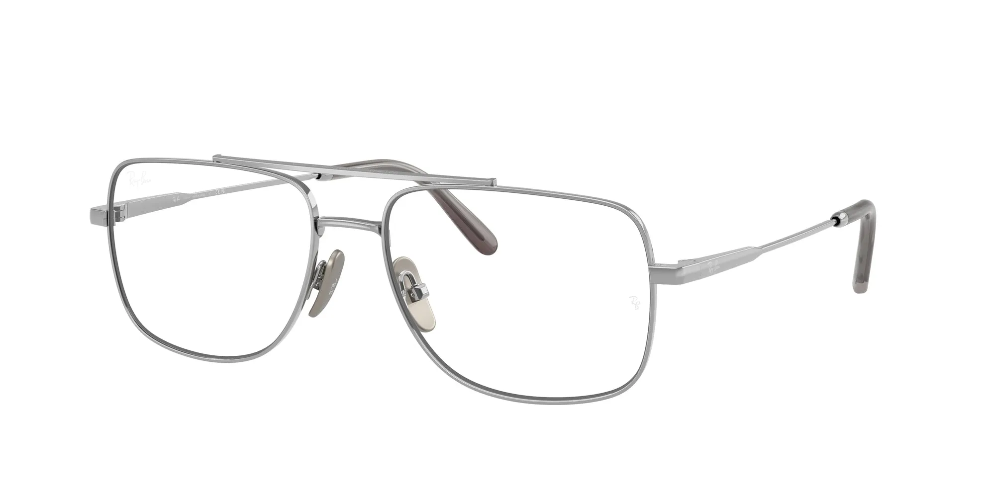 Ray - Ban RX8797 WILLIAM TITANIUM 1002 Montature da vista Titanio Argento Trasparente Squadrata Normale - immagine 1