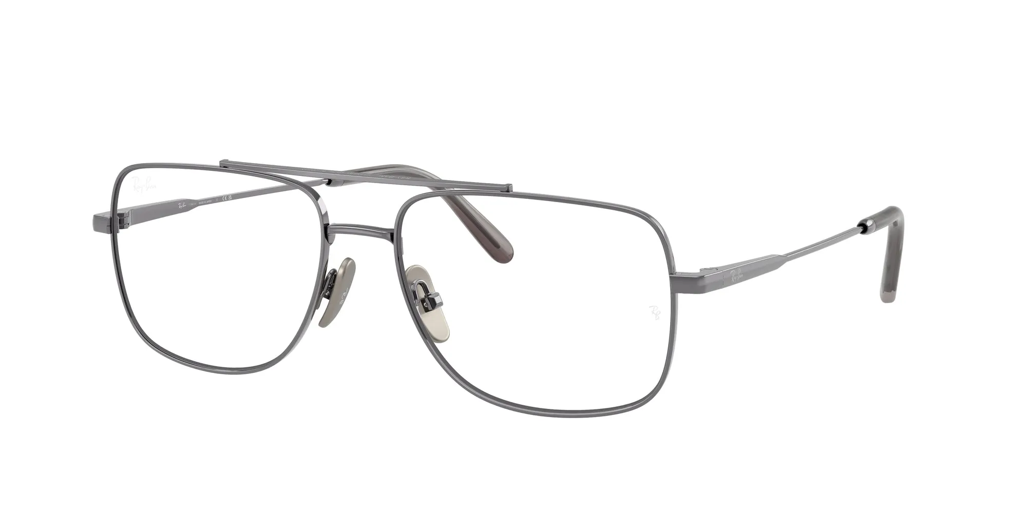 Ray - Ban RX8797 WILLIAM TITANIUM 1000 Montature da vista Titanio Grigio Trasparente Squadrata Normale - immagine 1