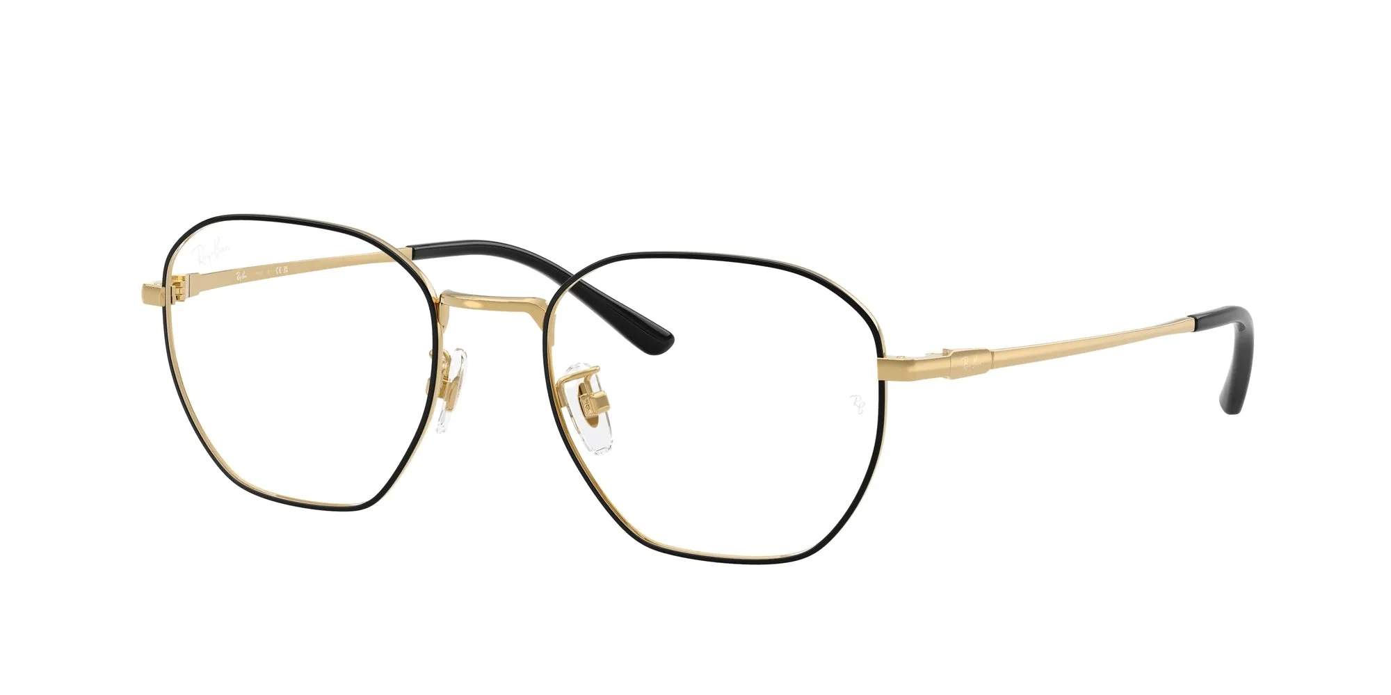 Ray - Ban RX8777D 1250 Montature da vista Titanio Nero Trasparente Geometrica Normale - immagine 1