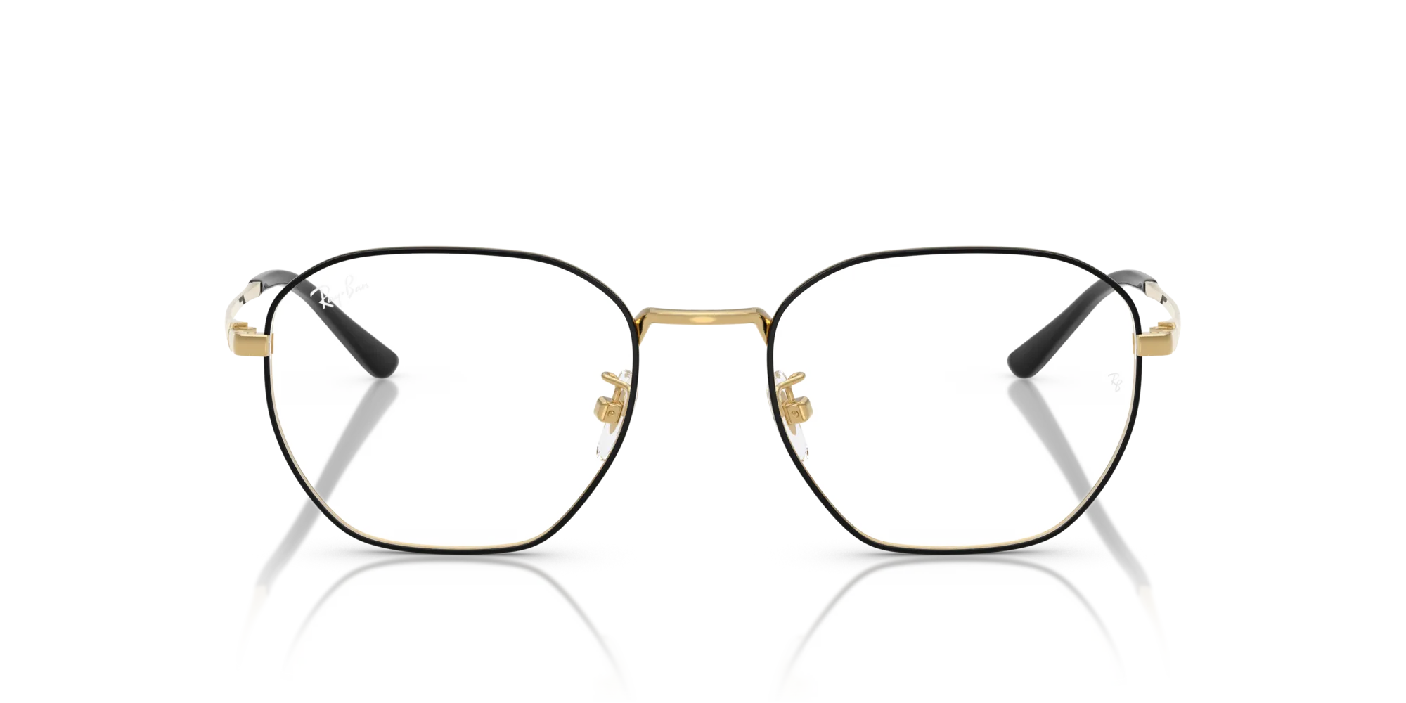 Ray - Ban RX8777D 1250 Montature da vista Titanio Nero Trasparente Geometrica Normale - immagine 3