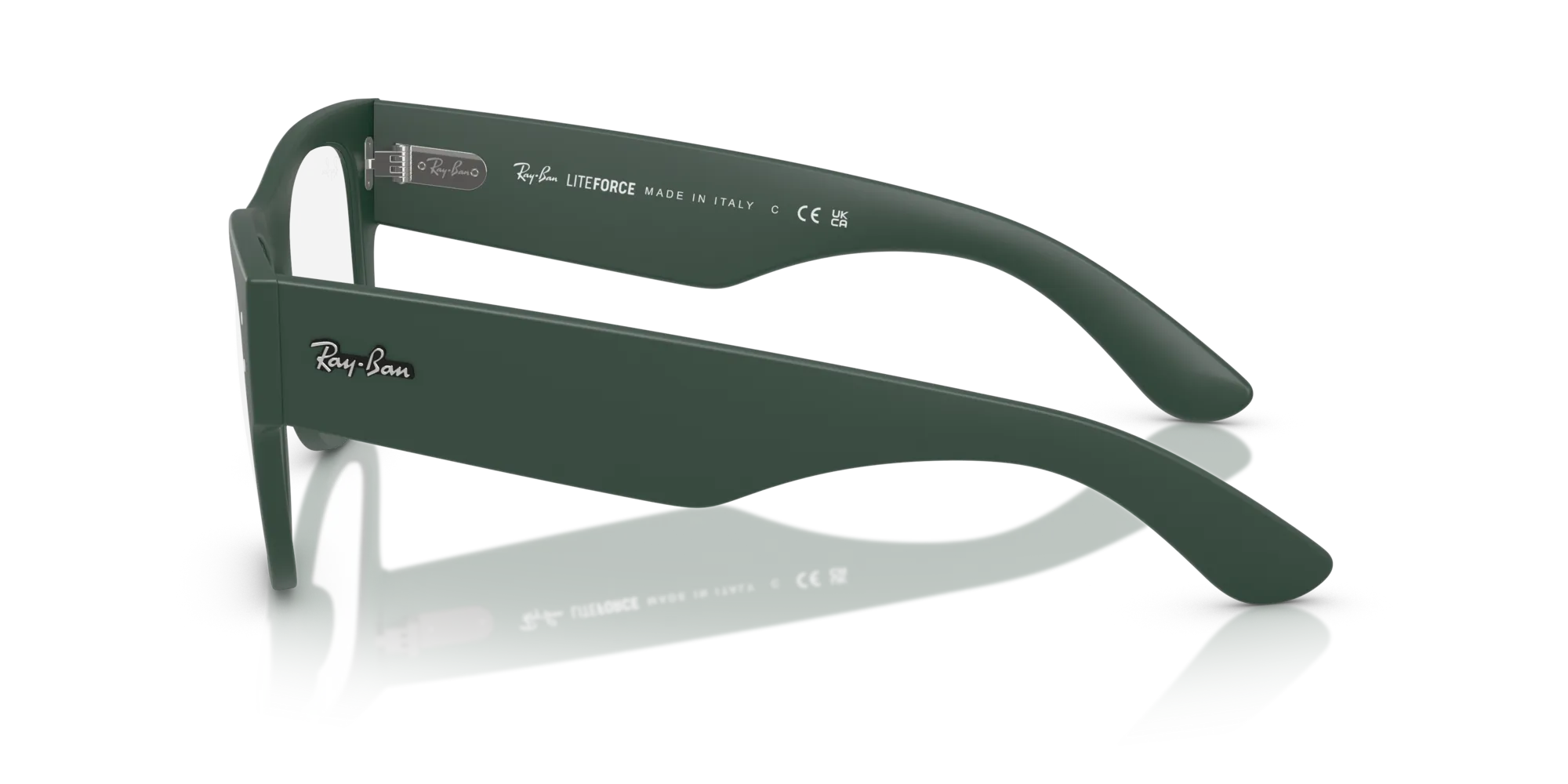 Ray - Ban RX7840V 8062 Montature da vista Peek Verde Trasparente Squadrata Normale - immagine 4