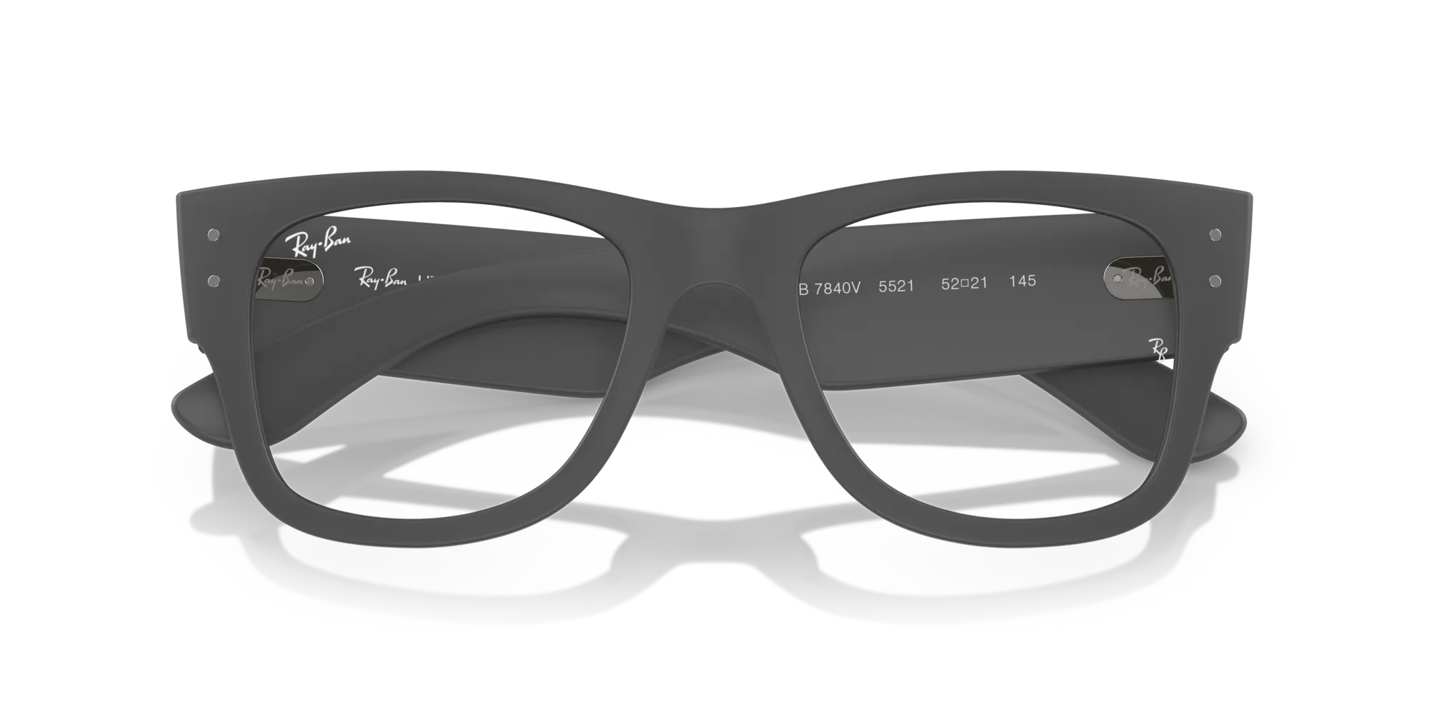 Ray - Ban RX7840V 5521 Montature da vista Peek Grigio Trasparente Squadrata Normale - immagine 2
