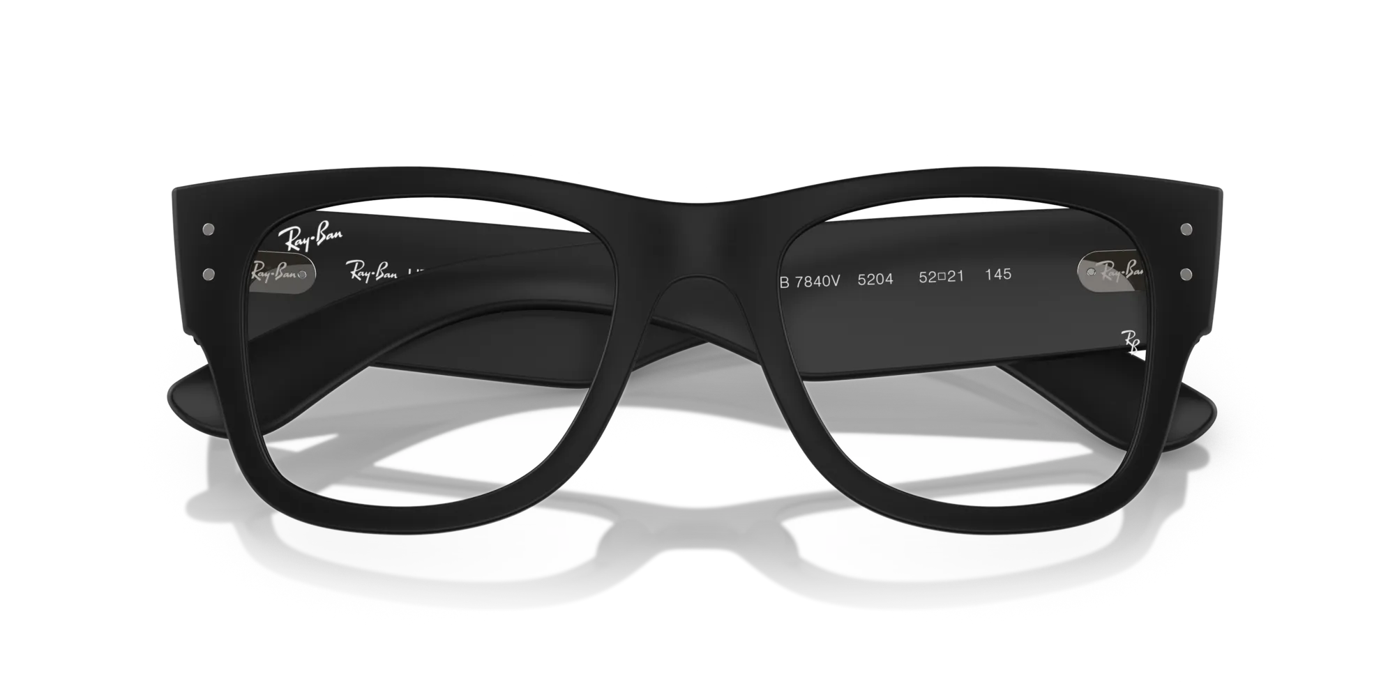 Ray - Ban RX7840V 5204 Montature da vista Peek Nero Trasparente Squadrata Normale - immagine 2