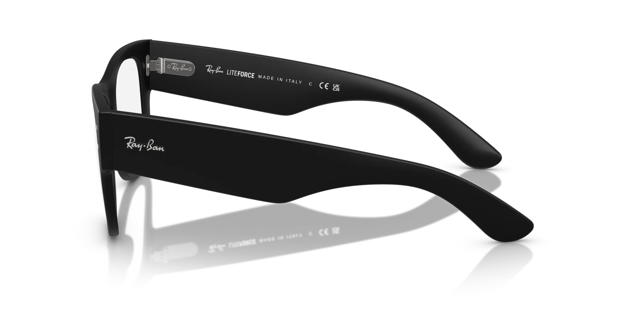 Ray - Ban RX7840V 5204 Montature da vista Peek Nero Trasparente Squadrata Normale - immagine 4