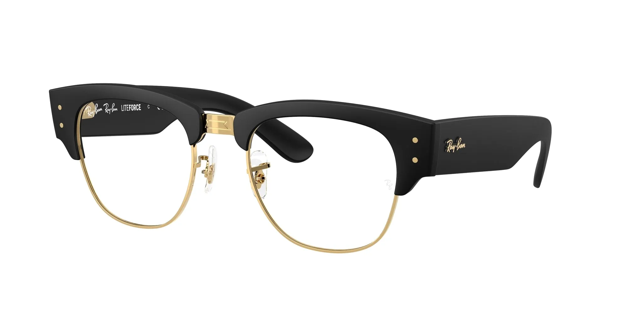 Ray - Ban RX7316V 5204 Montature da vista Peek Nero Trasparente Squadrata Normale - immagine 1