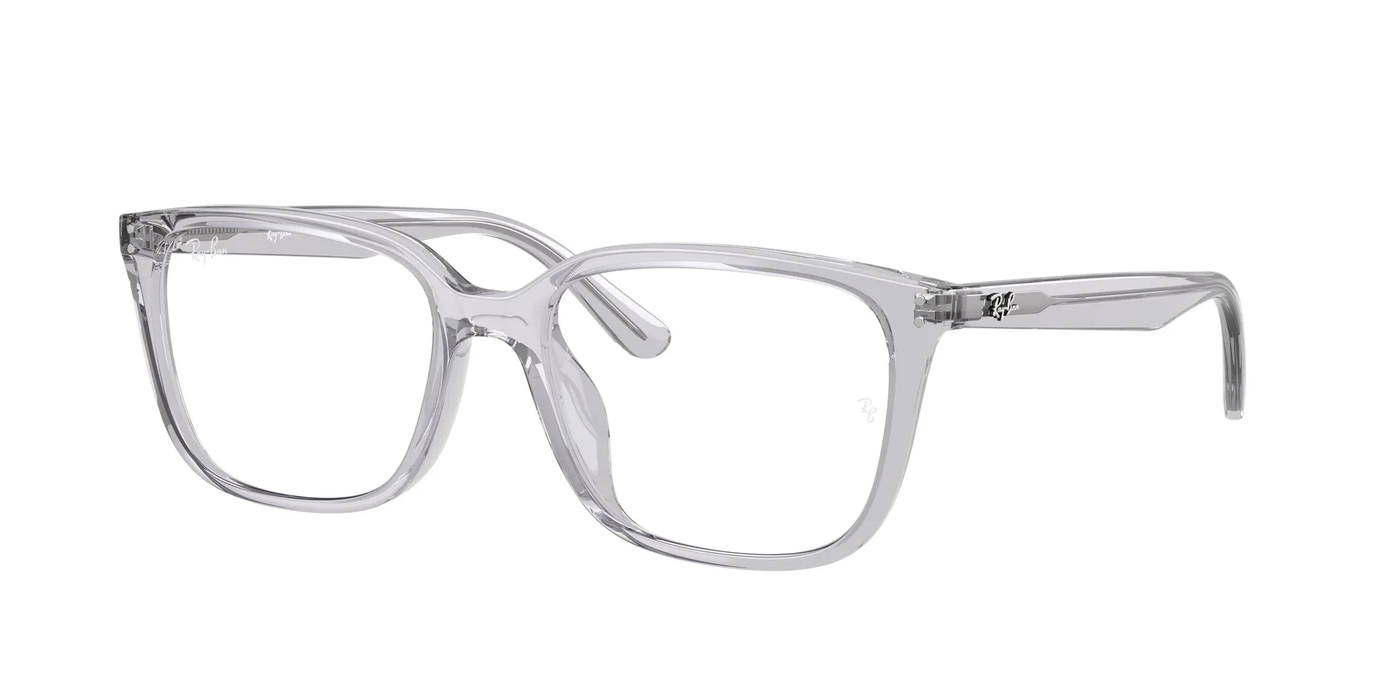 Ray - Ban RX7248D 8411 Montature da vista Acetato Grigio Trasparente Squadrata Normale - immagine 1