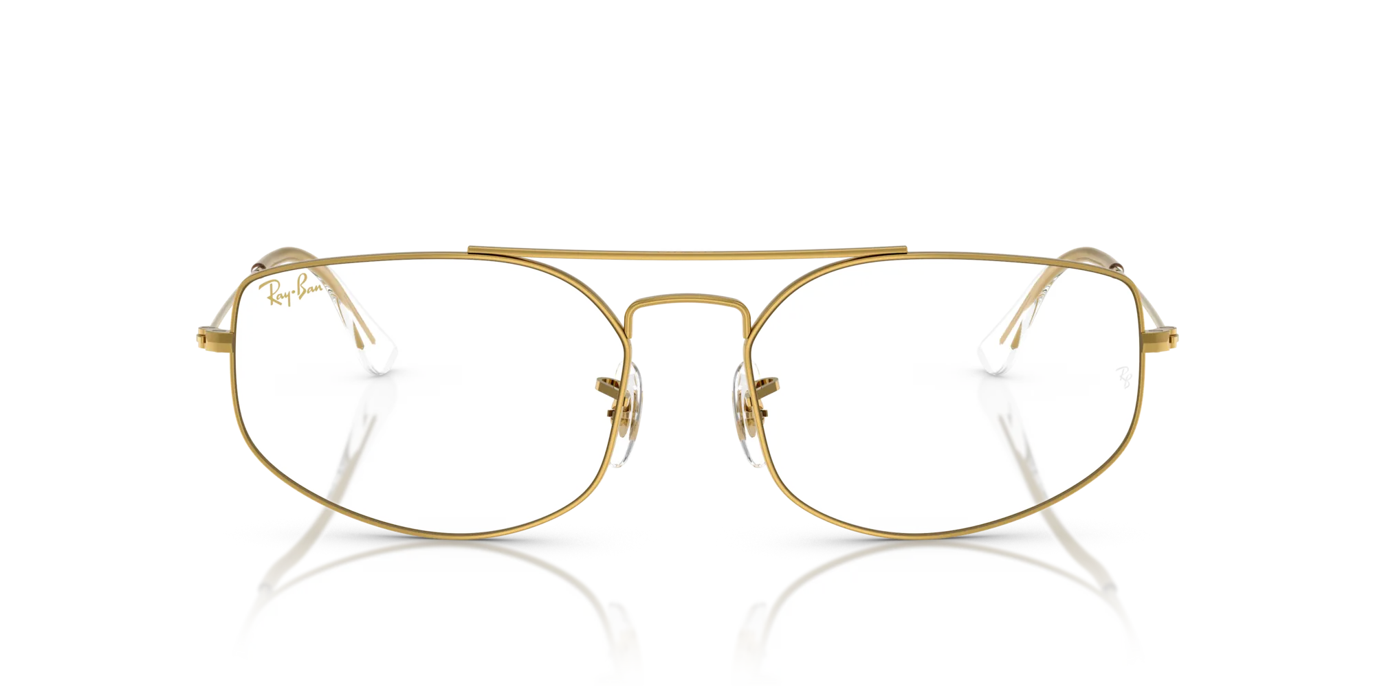 Ray - Ban RX6545 EXPLORER 5 3086 Montature da vista Metallo Oro Trasparente Geometrica Normale - immagine 3