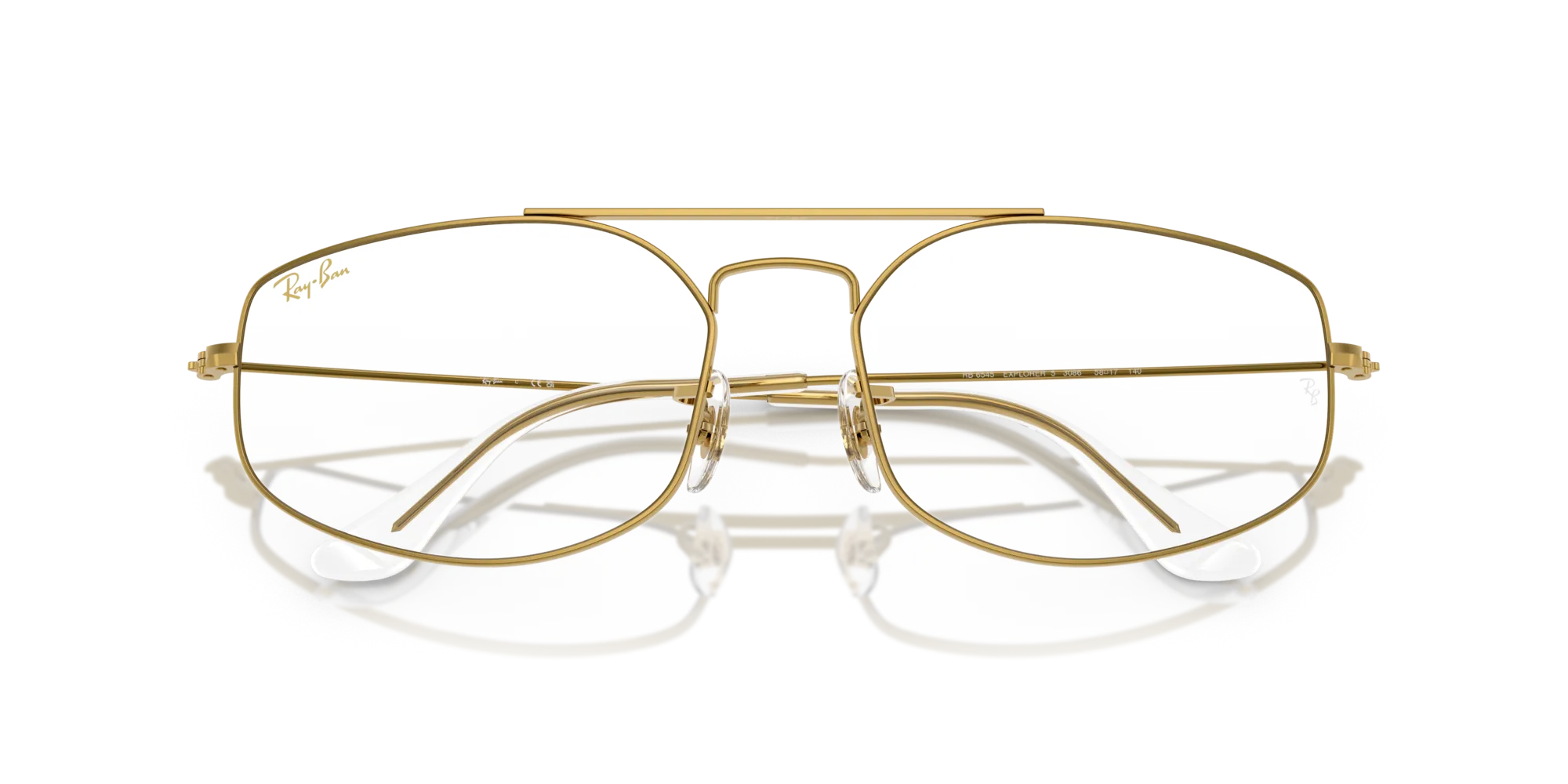 Ray - Ban RX6545 EXPLORER 5 3086 Montature da vista Metallo Oro Trasparente Geometrica Normale - immagine 2