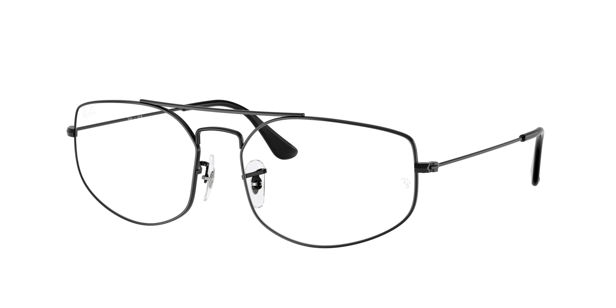Ray - Ban RX6545 EXPLORER 5 2509 Montature da vista Metallo Nero Trasparente Geometrica Normale - immagine 1