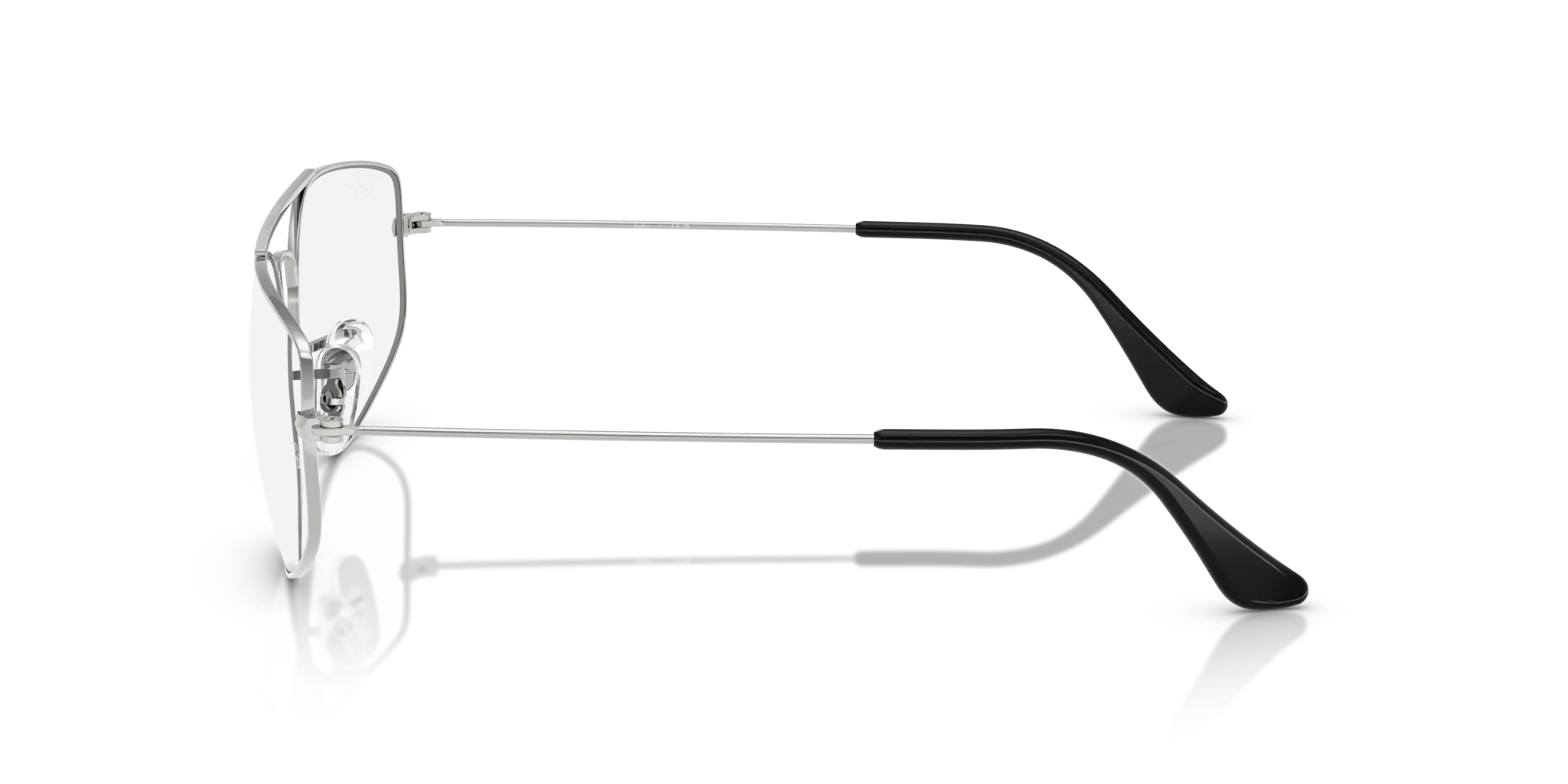 Ray - Ban RX6545 EXPLORER 5 2501 Montature da vista Metallo Argento Trasparente Geometrica Normale - immagine 4