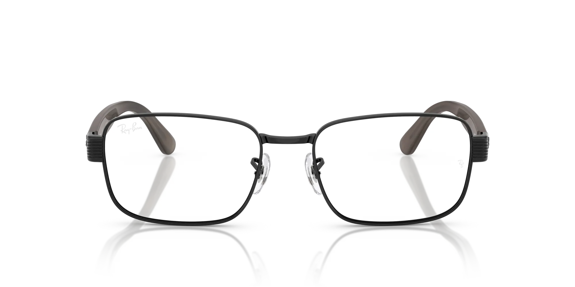 Ray - Ban RX6529 2509 Montature da vista Metallo Nero Trasparente Pillow Normale - immagine 3