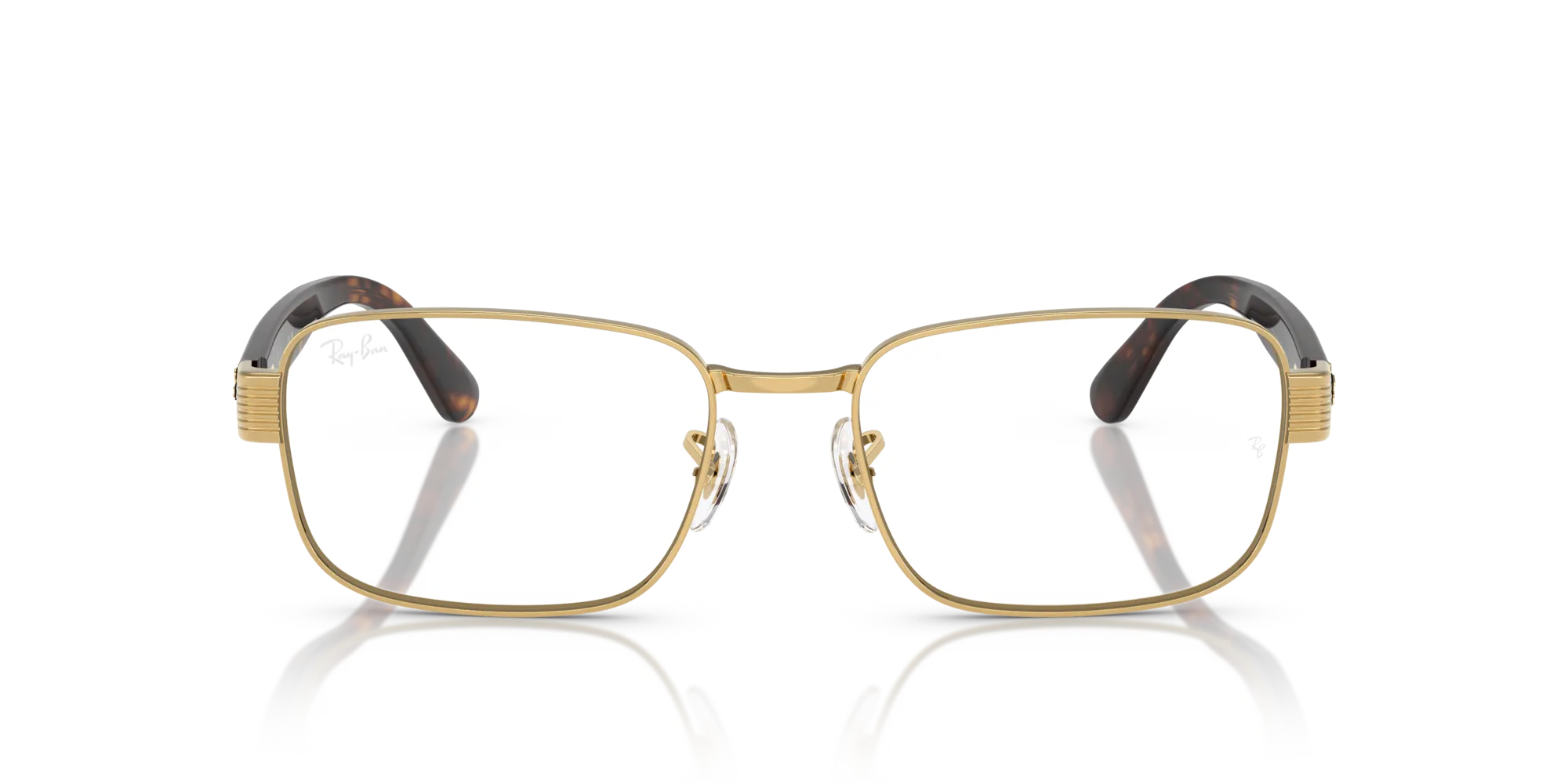 Ray - Ban RX6529 2500 Montature da vista Metallo Oro Trasparente Pillow Normale - immagine 3