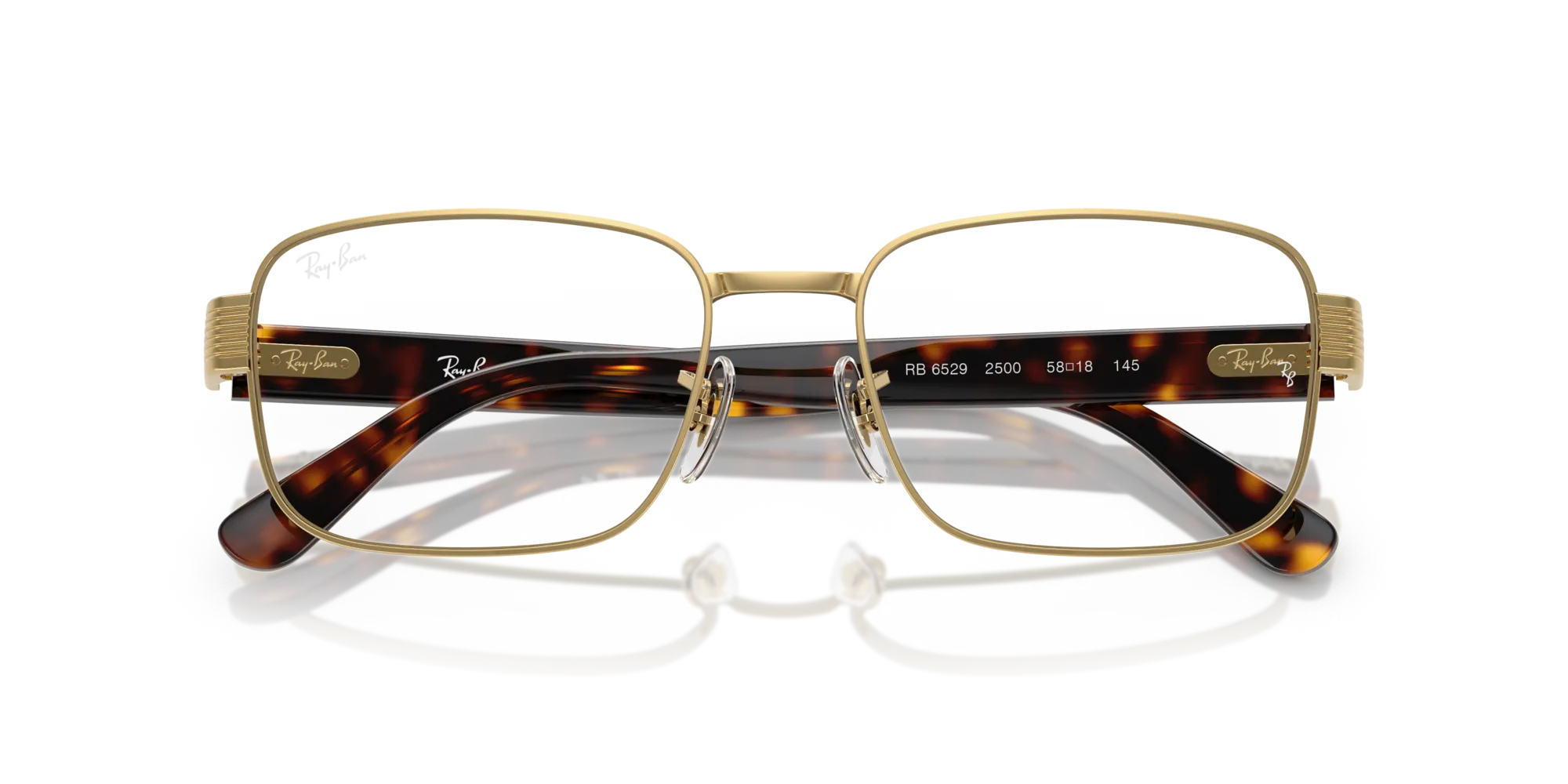 Ray - Ban RX6529 2500 Montature da vista Metallo Oro Trasparente Pillow Normale - immagine 2