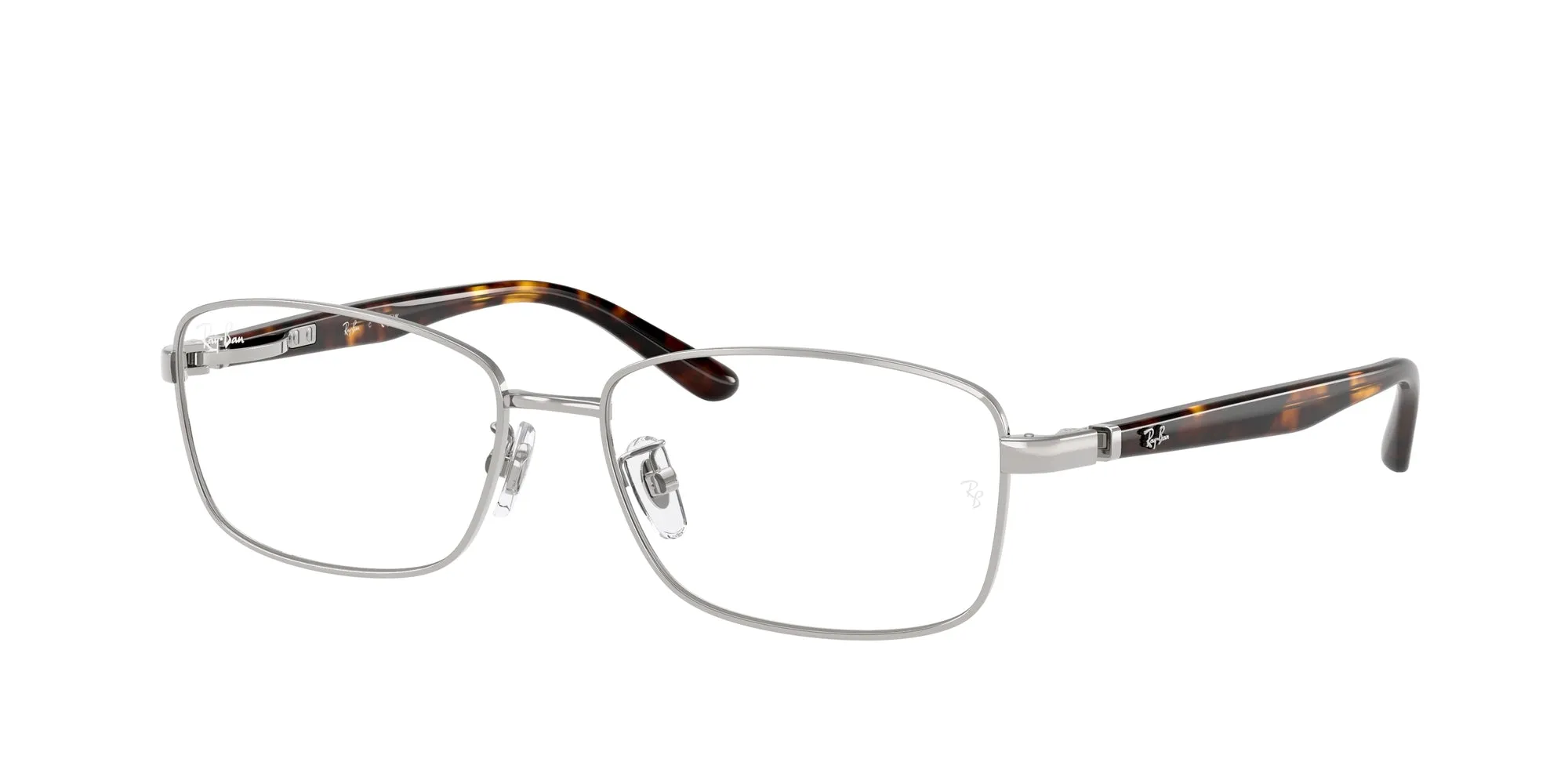 Ray - Ban RX6527D 2595 Montature da vista Metallo Argento Trasparente Pillow Normale - immagine 1