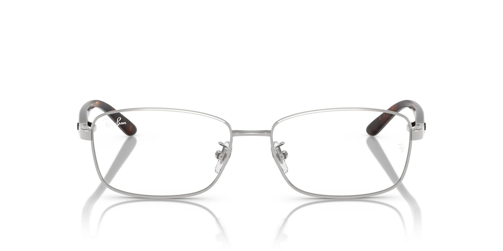 Ray - Ban RX6527D 2595 Montature da vista Metallo Argento Trasparente Pillow Normale - immagine 3