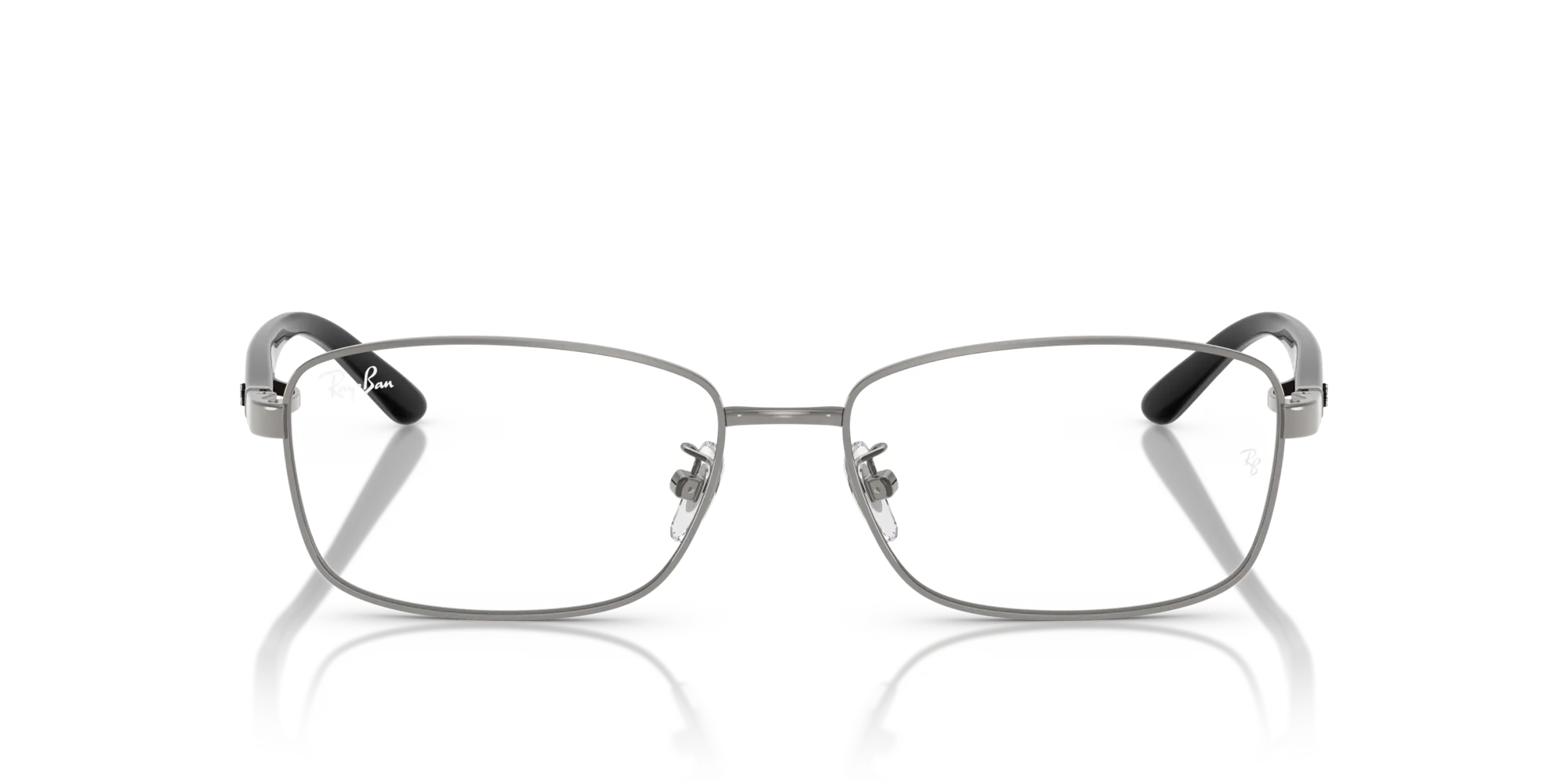 Ray - Ban RX6527D 2502 Montature da vista Metallo Grigio Trasparente Pillow Normale - immagine 3