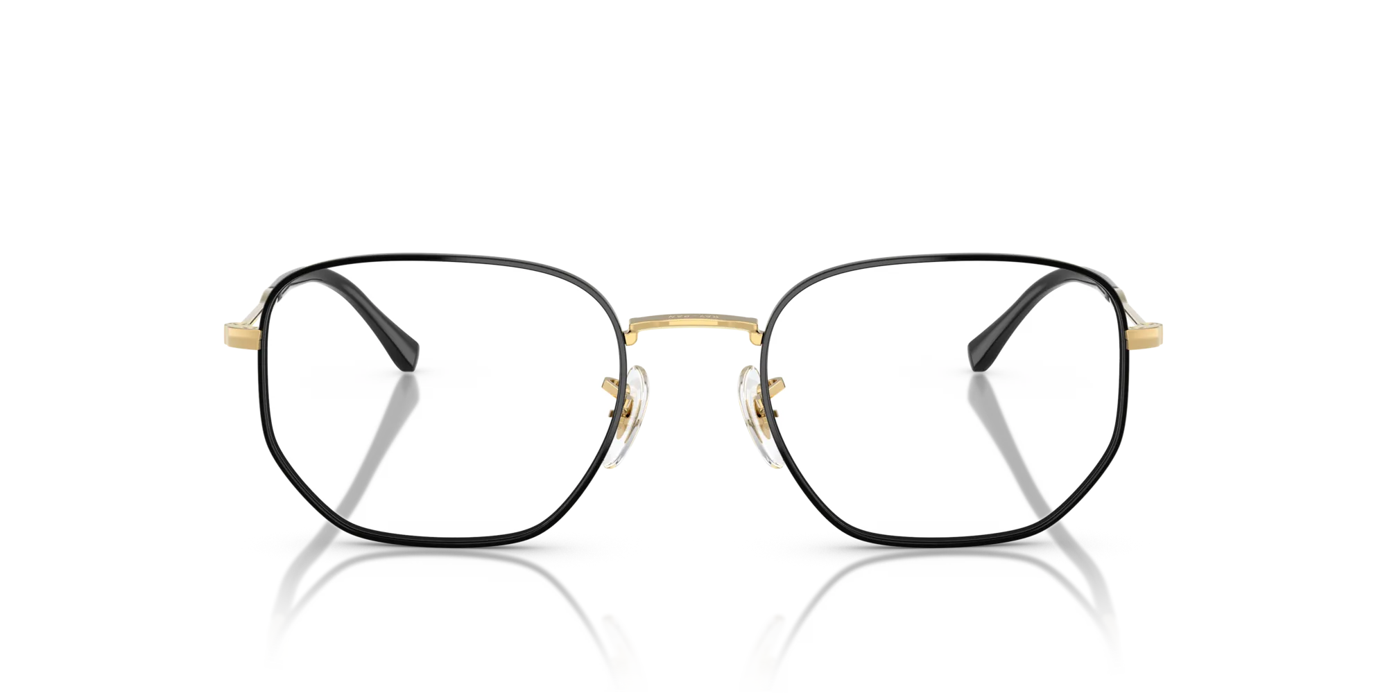 Ray - Ban RX6496 3175 Montature da vista Metallo Nero Trasparente Geometrica Normale - immagine 3