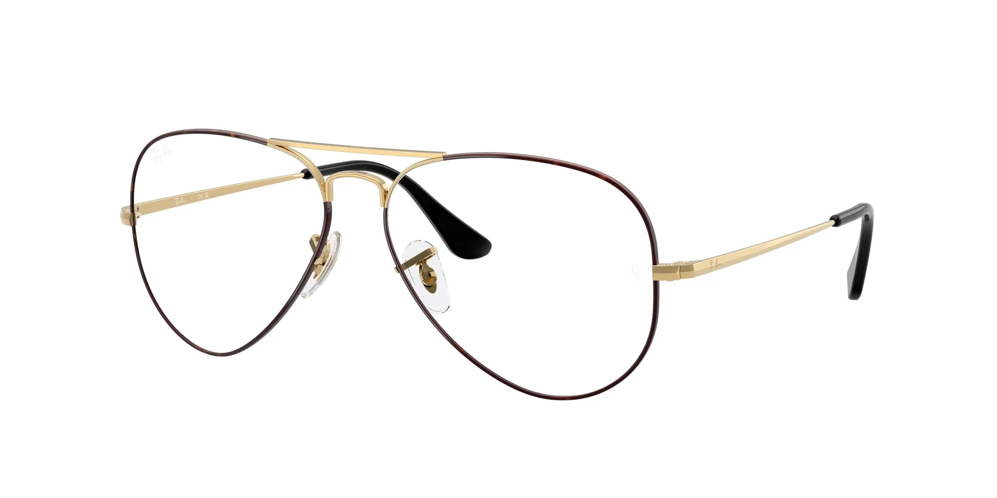 Ray - Ban RX6489 AVIATOR 3175 Montature da vista Metallo Nero Trasparente Pilot Normale - immagine 1