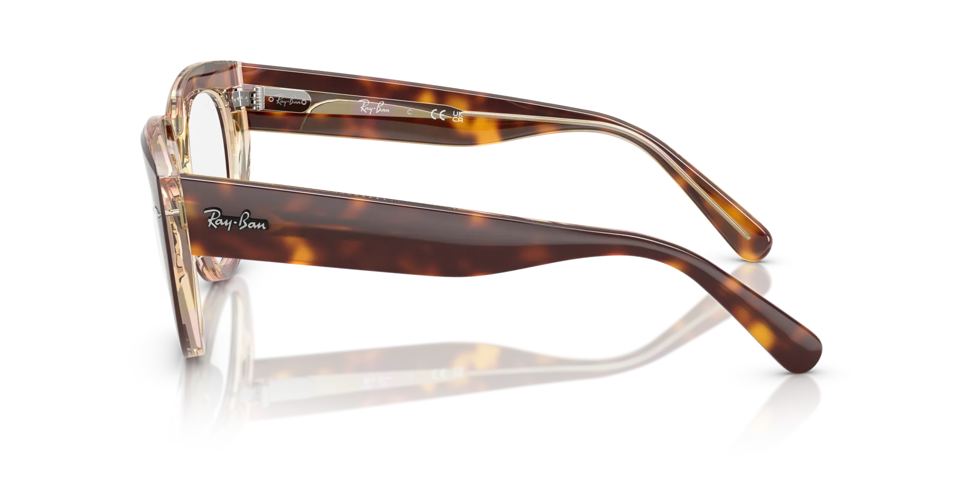 Ray - Ban RX5586 DOREEN 8402 Montature da vista Acetato Tartaruga Trasparente Squadrata Normale - immagine 4