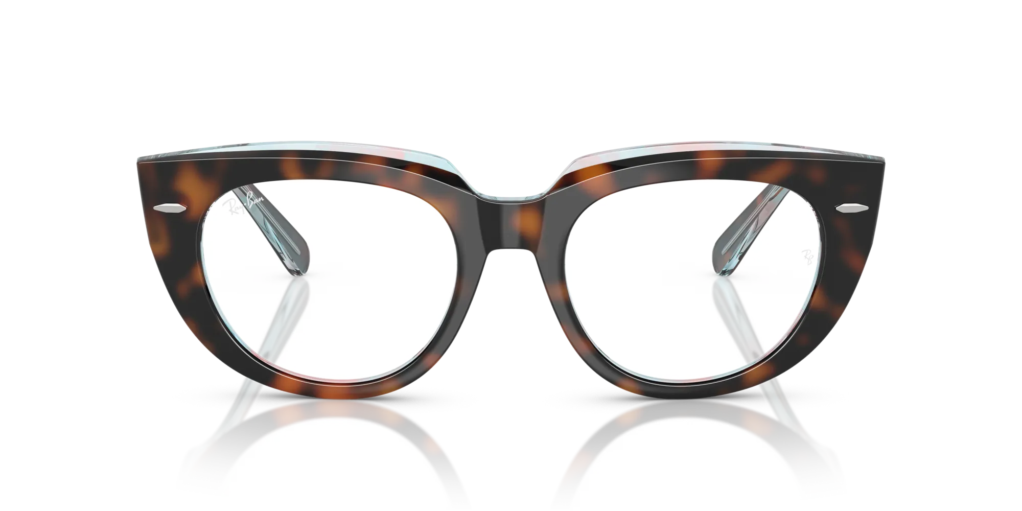 Ray - Ban RX5586 DOREEN 8401 Montature da vista Acetato Tartaruga Trasparente Squadrata Normale - immagine 3