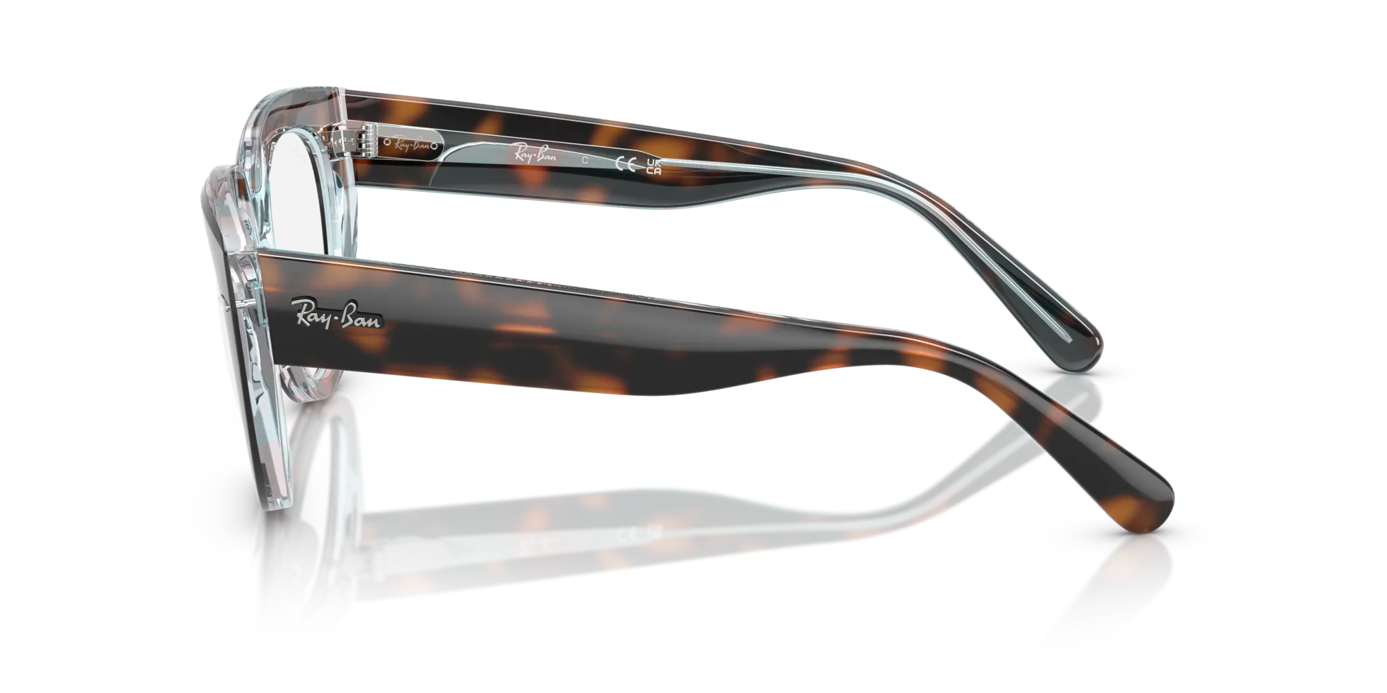 Ray - Ban RX5586 DOREEN 8401 Montature da vista Acetato Tartaruga Trasparente Squadrata Normale - immagine 4