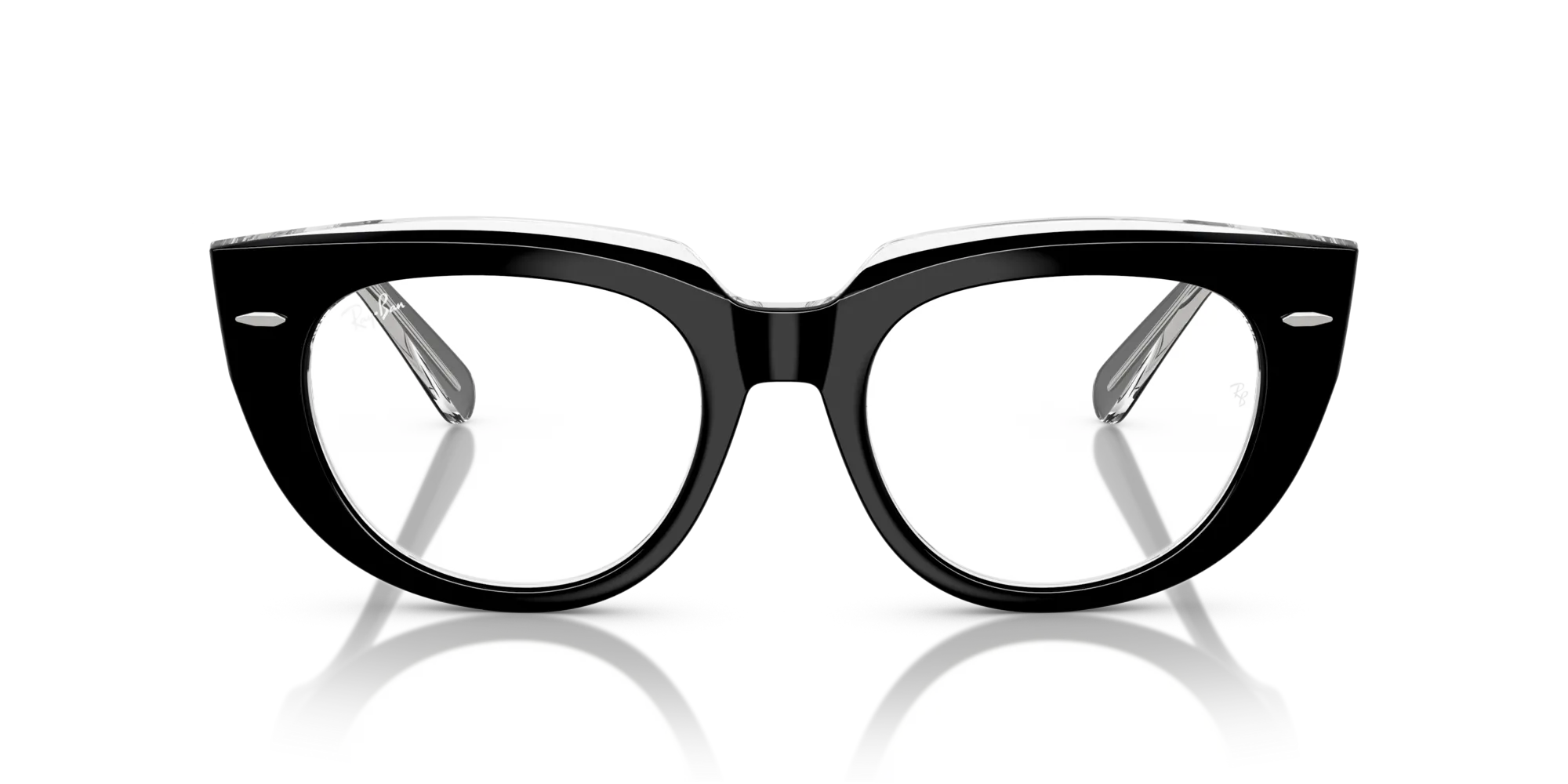 Ray - Ban RX5586 DOREEN 2034 Montature da vista Acetato Nero Trasparente Squadrata Normale - immagine 3